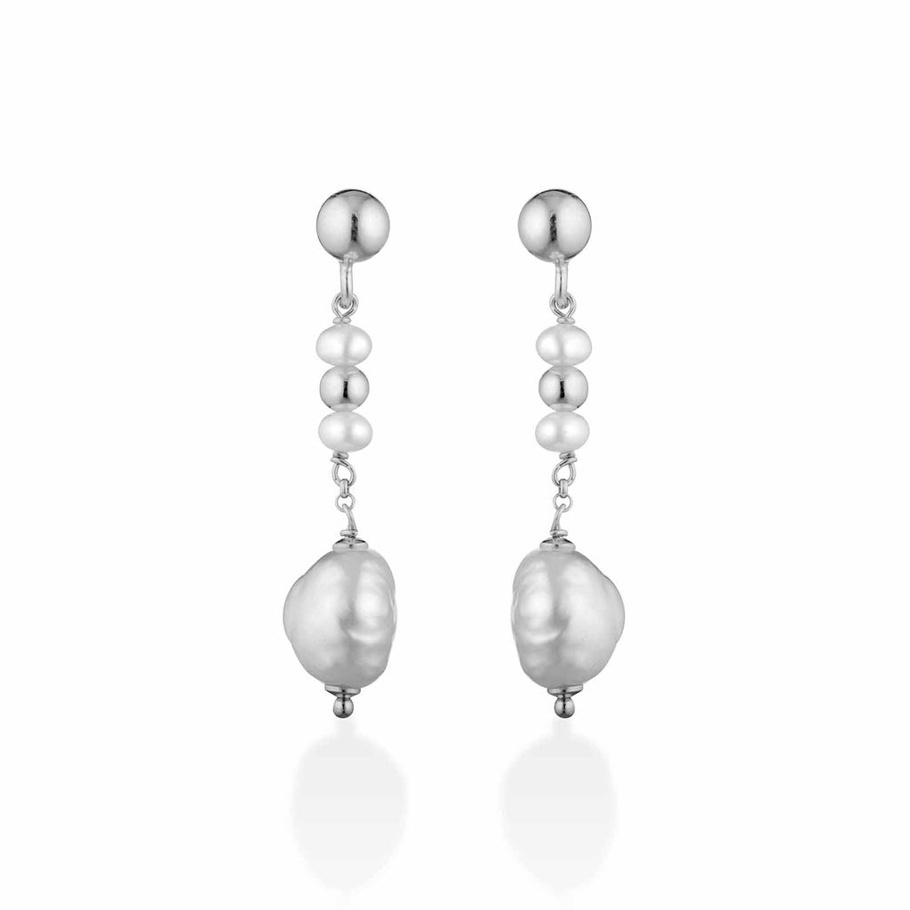Cristelle | Orecchini in argento e perle