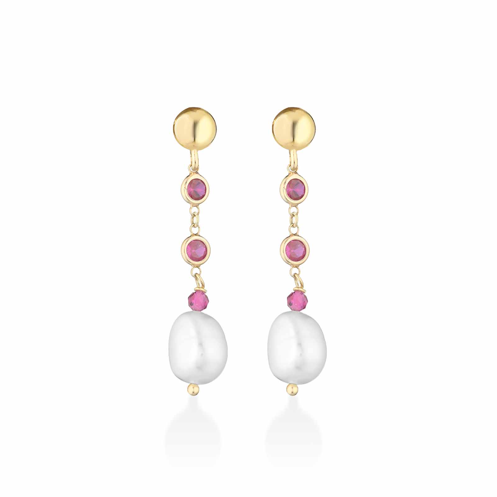 Cristelle Summer | Orecchini in argento con perle e pietre