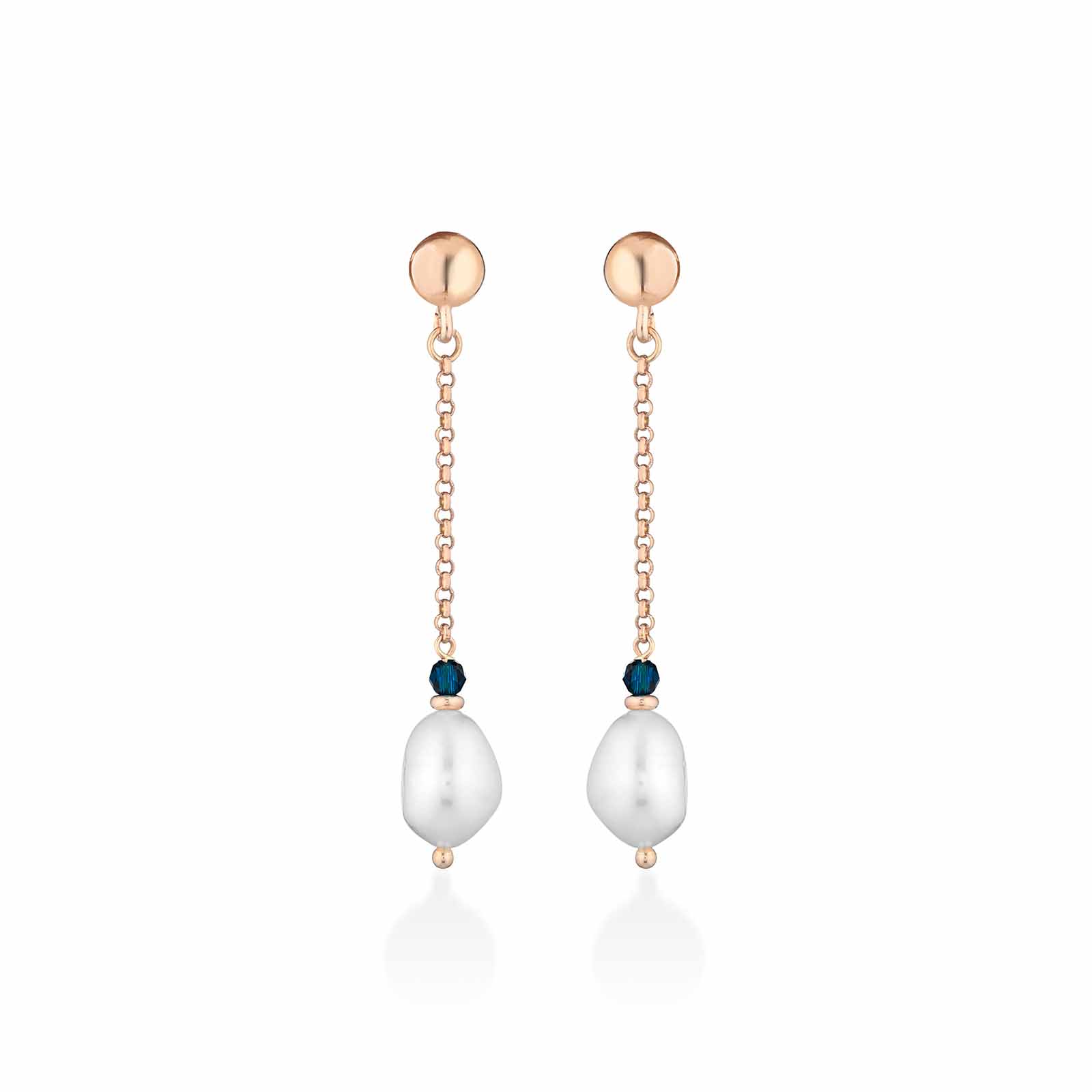 Sophie | Orecchini in argento, spinello e perle