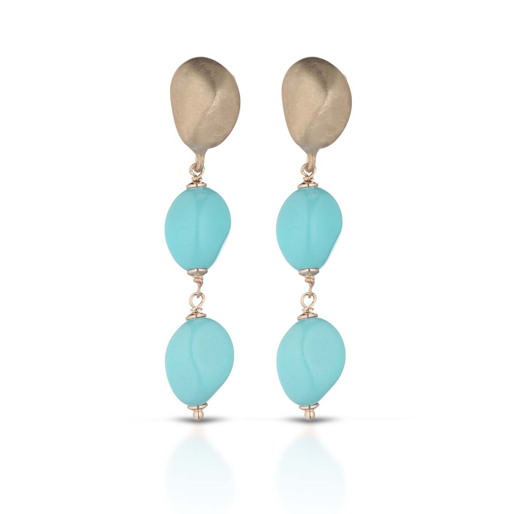 Turquoise | Orecchini con turchese e argento