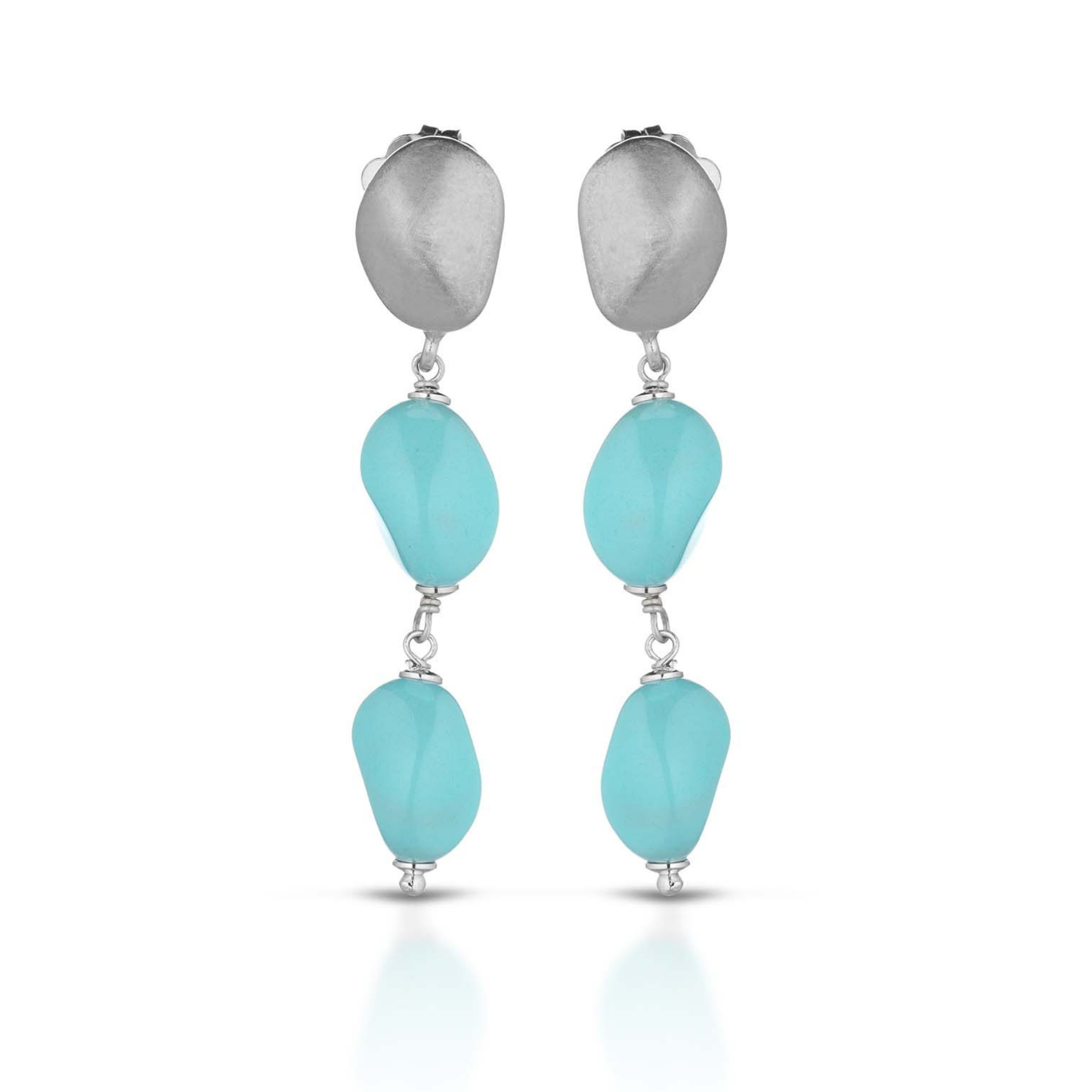 Turquoise | Orecchini con turchese e argento