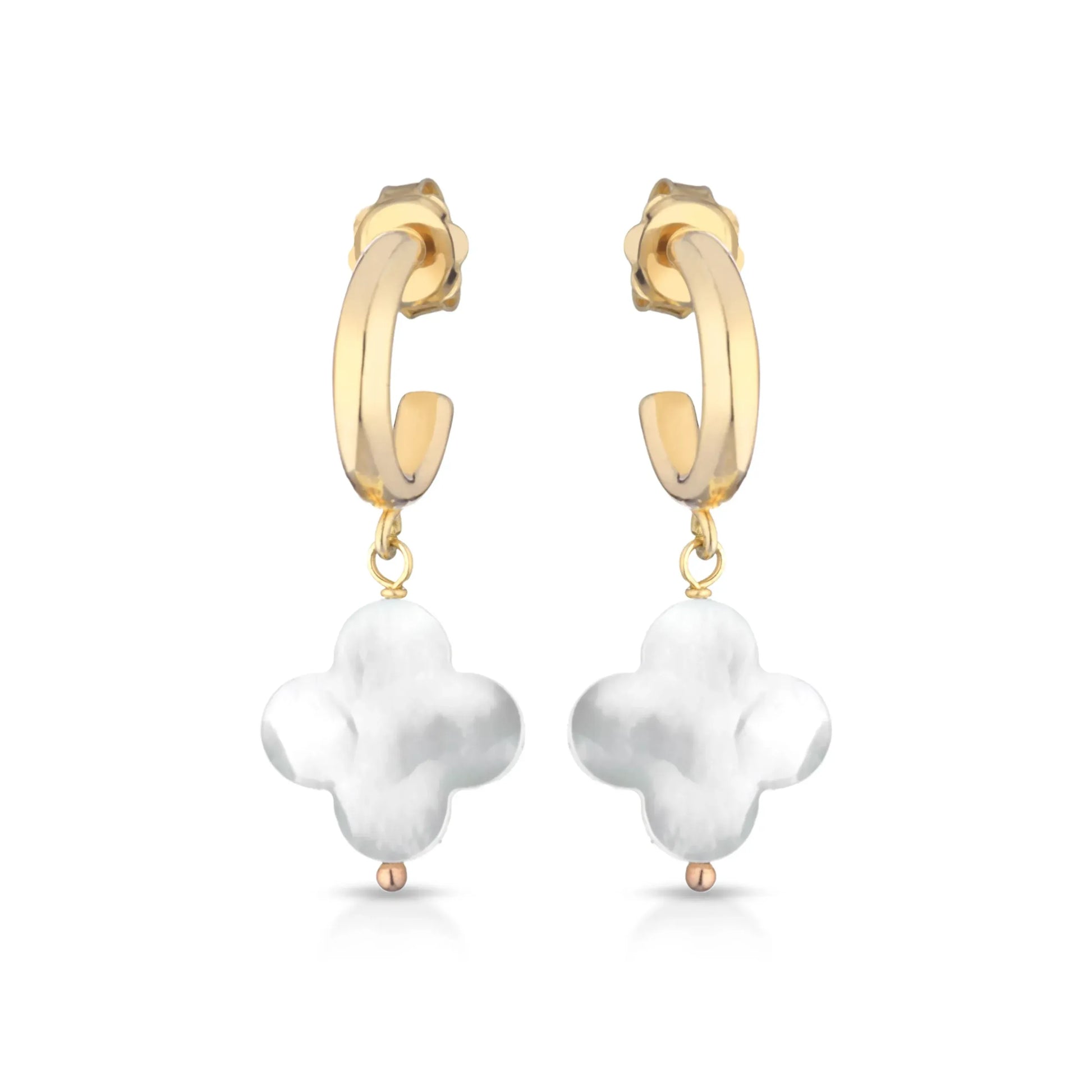 Sidney | silver and Australian mother of pearl earrings