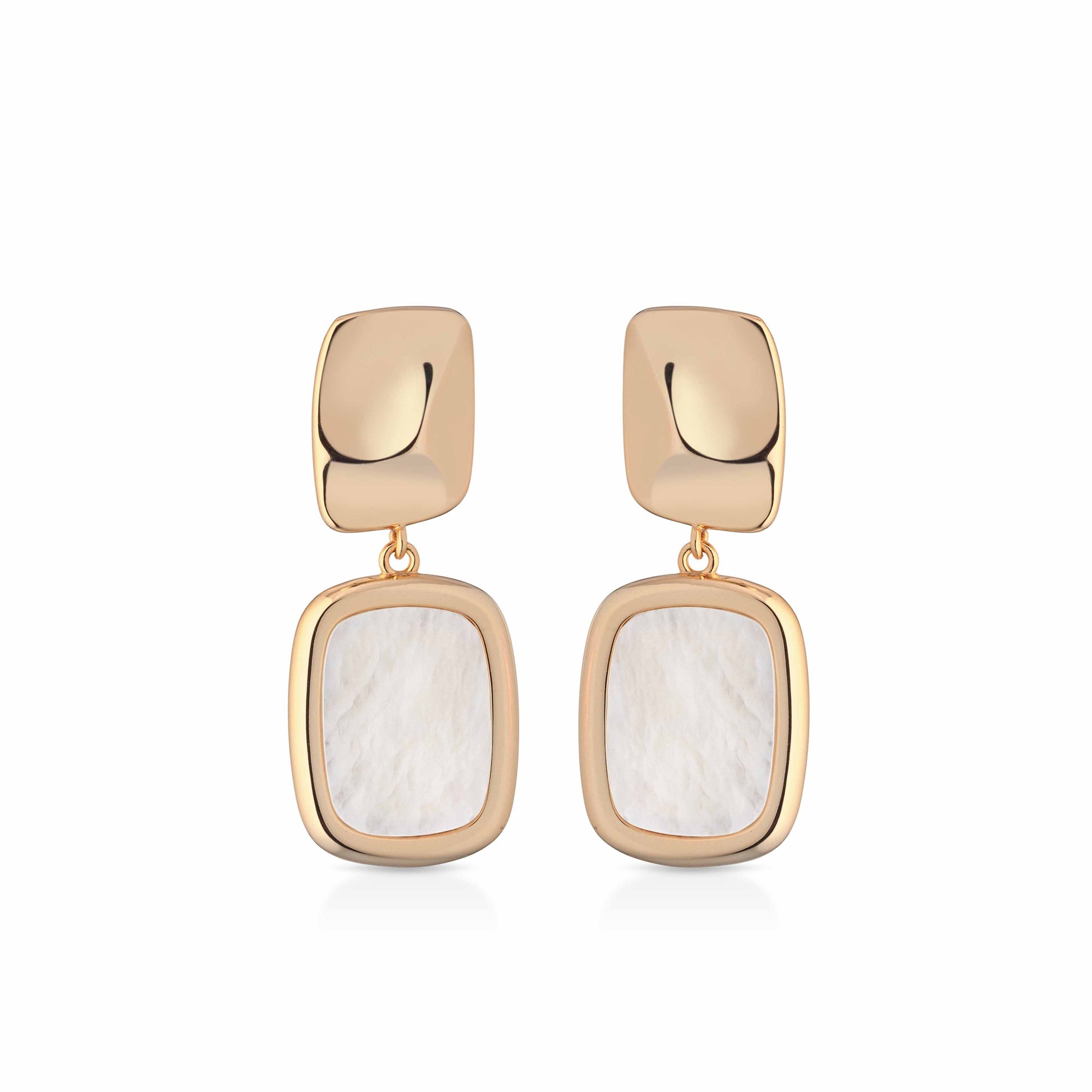 Sidney | Orecchini in argento e madreperla