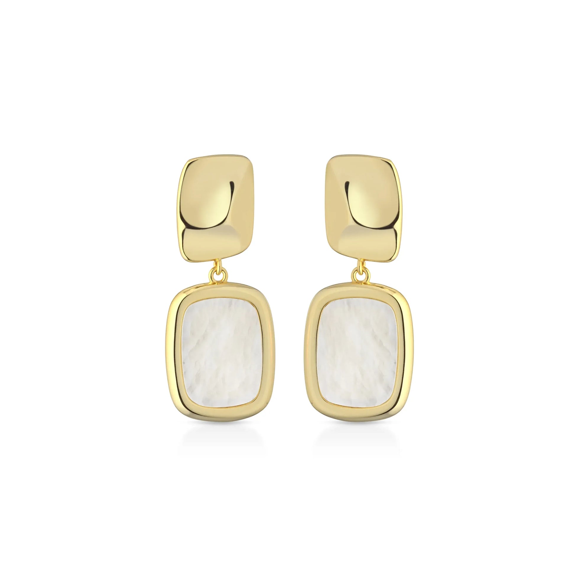 Sidney | silver and Australian mother of pearl earrings