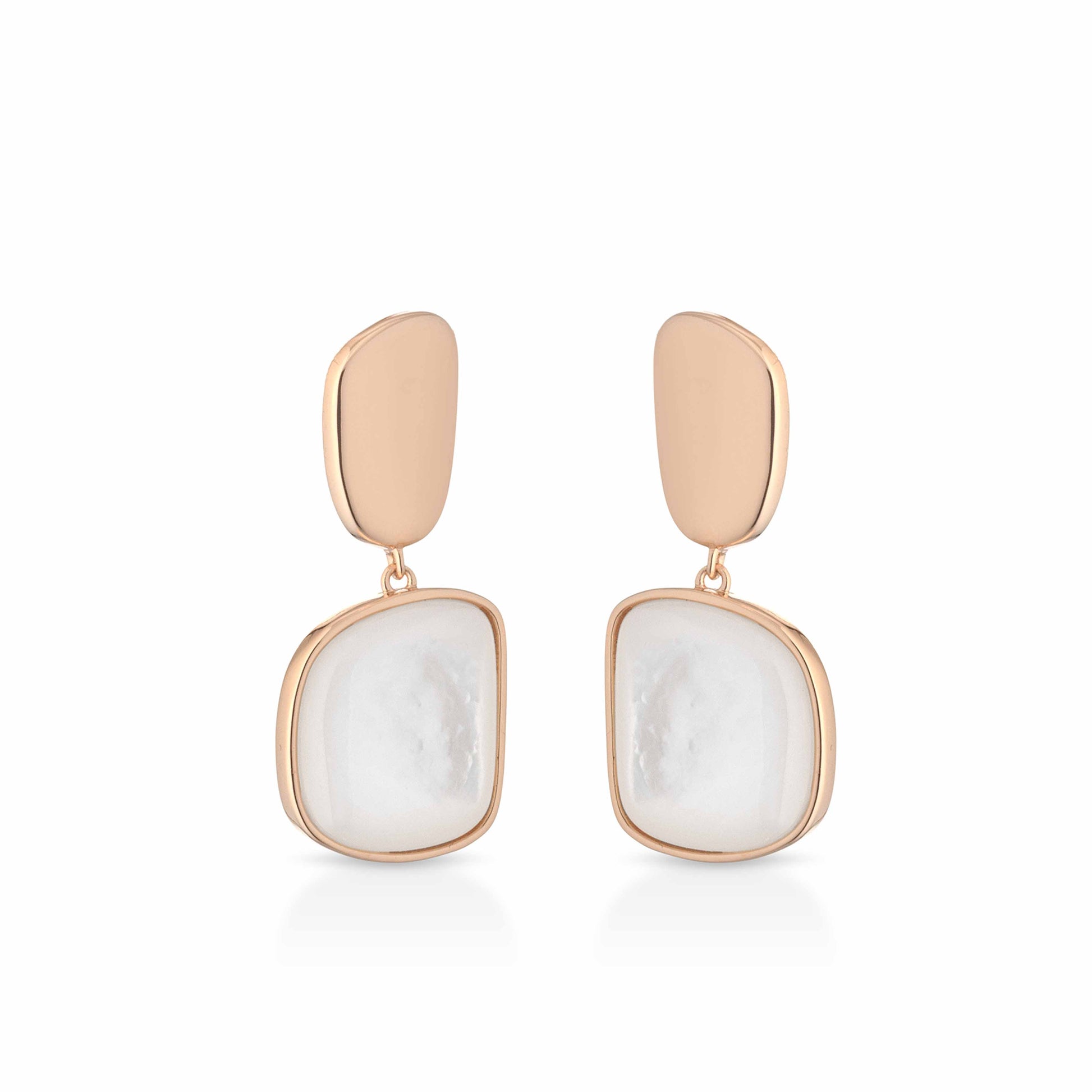 Sidney | Orecchini in argento e madreperla