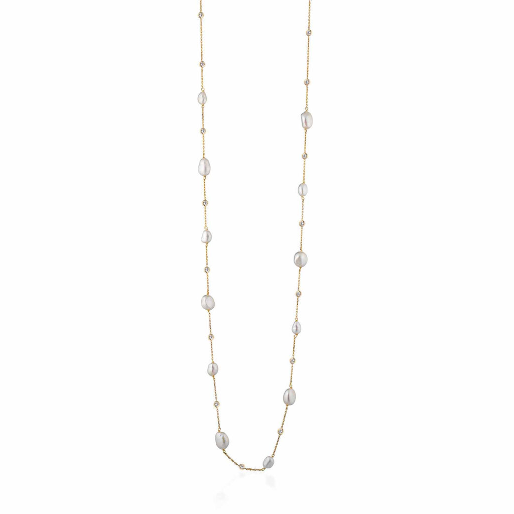 Cristelle | Silver and Pearl Necklace