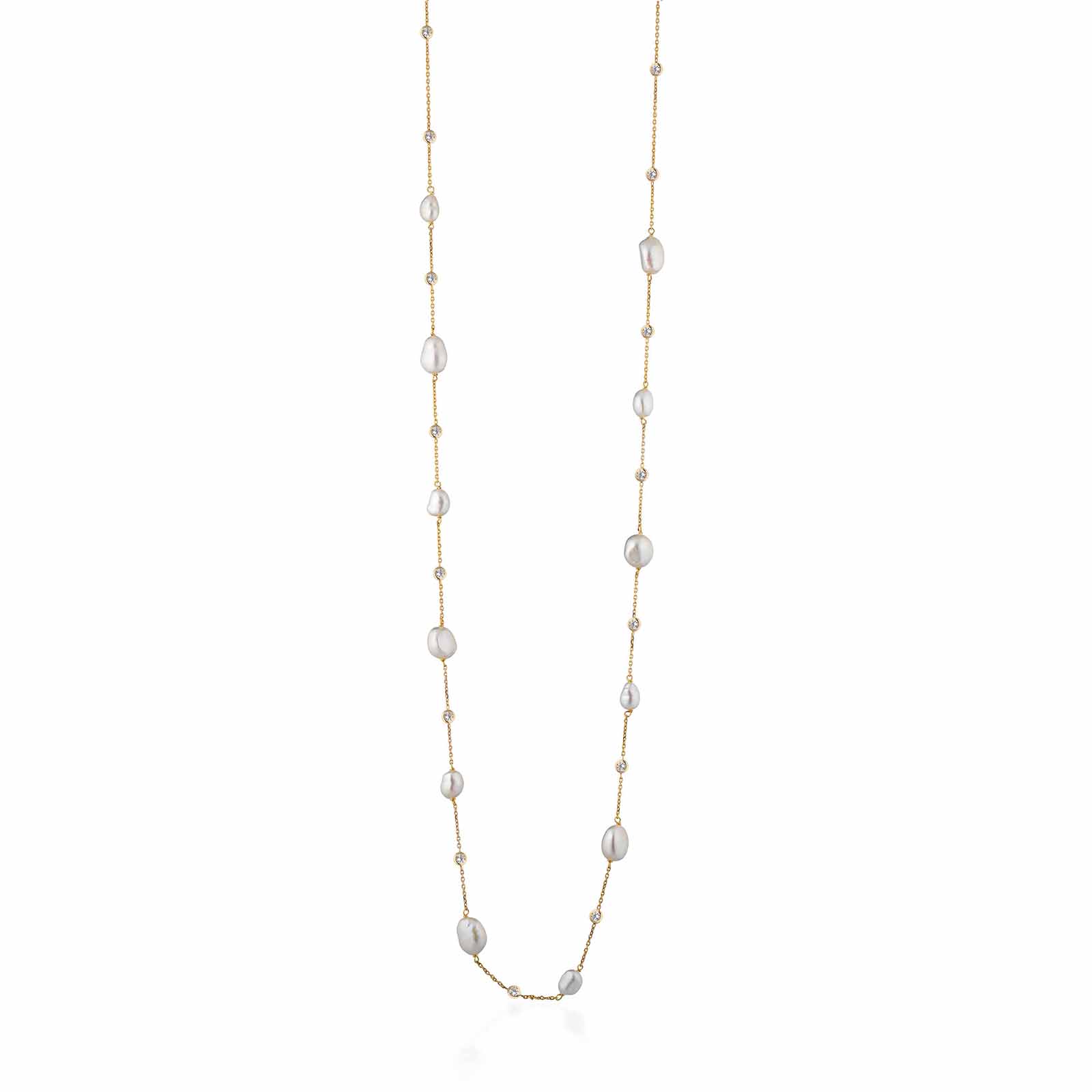 Cristelle | Silver and Pearl Necklace