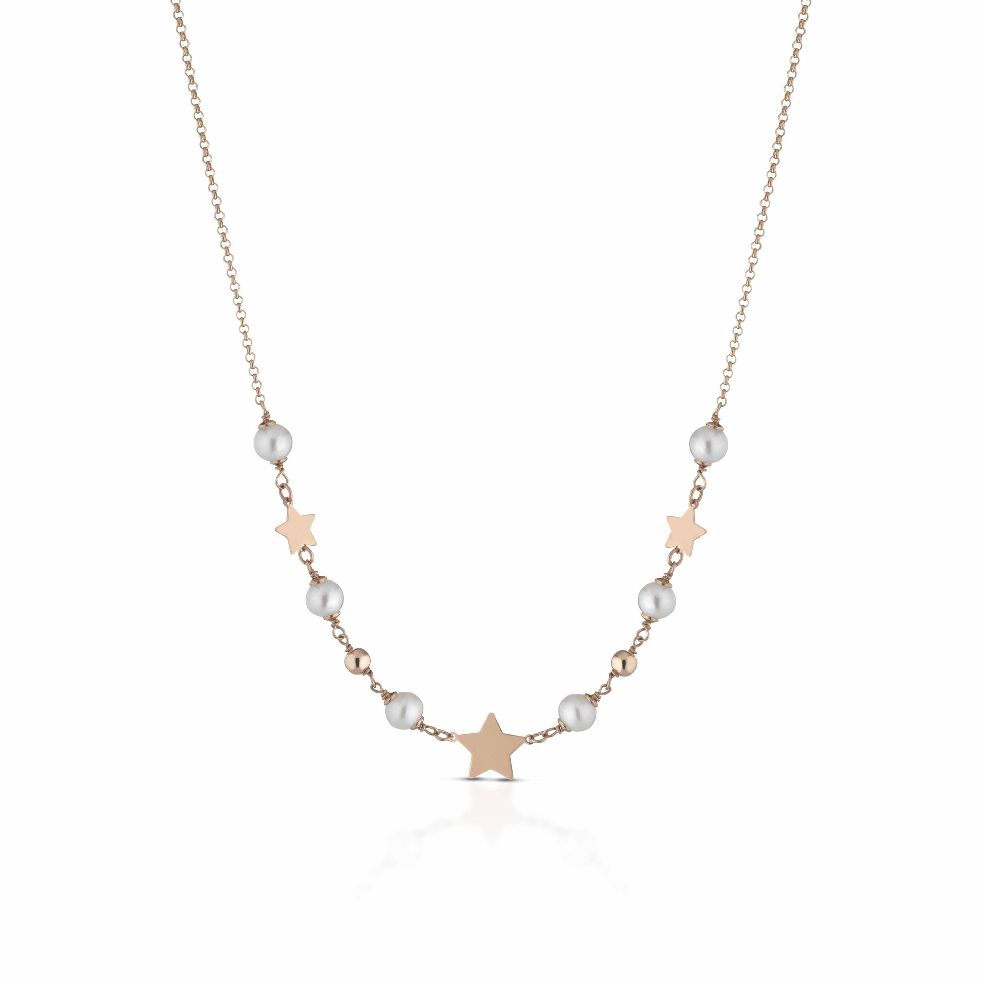 Etoile | Collana in argento e perle