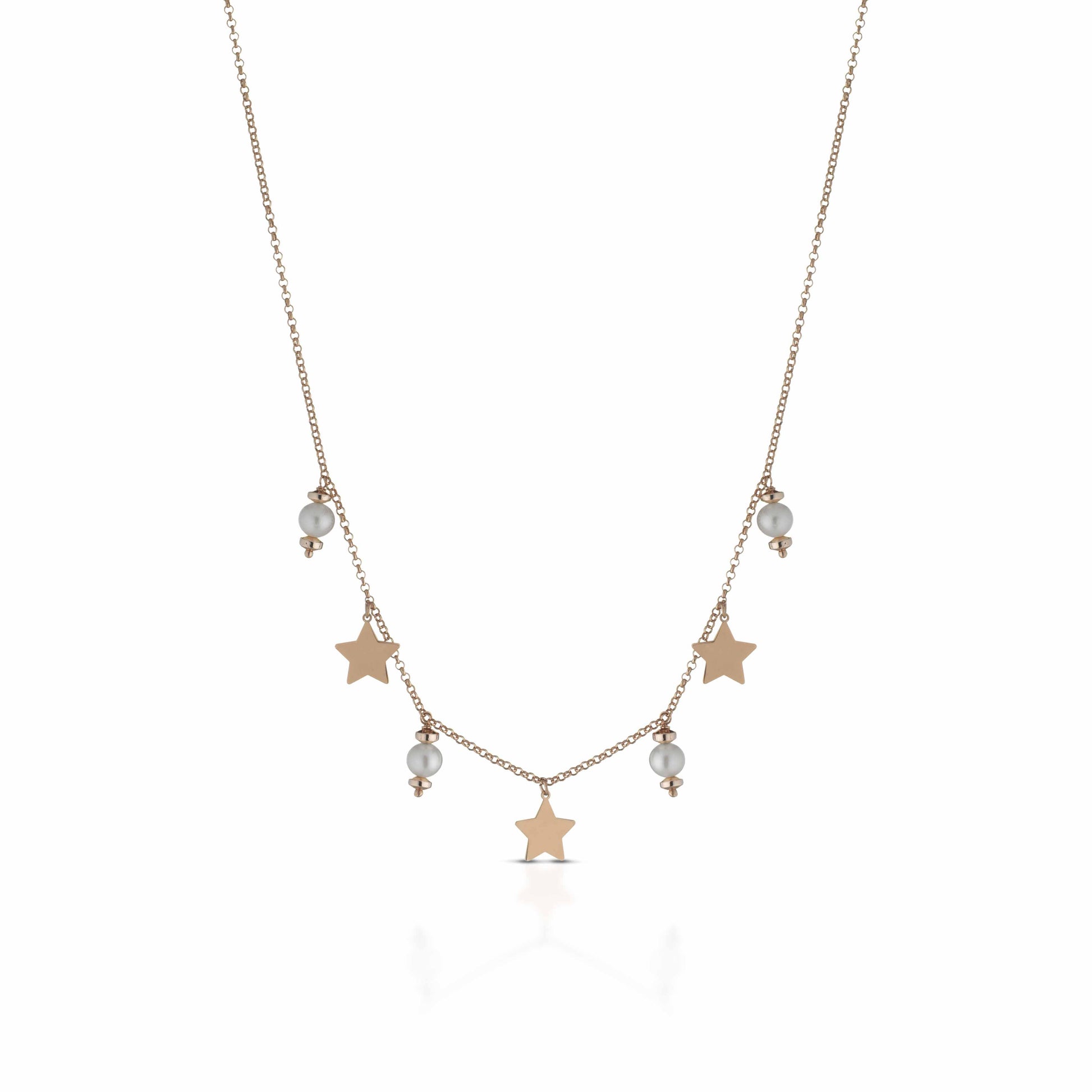 Etoile | Collana in argento e perle