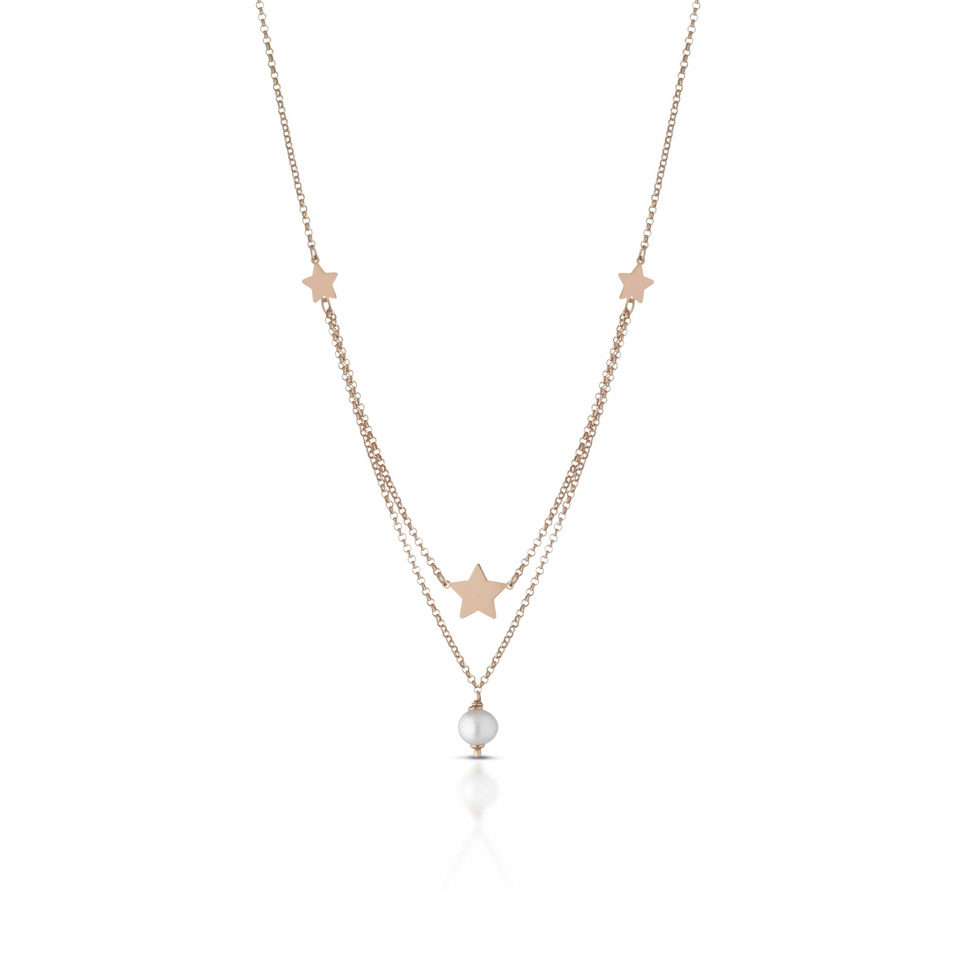 Etoile | Collana in argento e perle