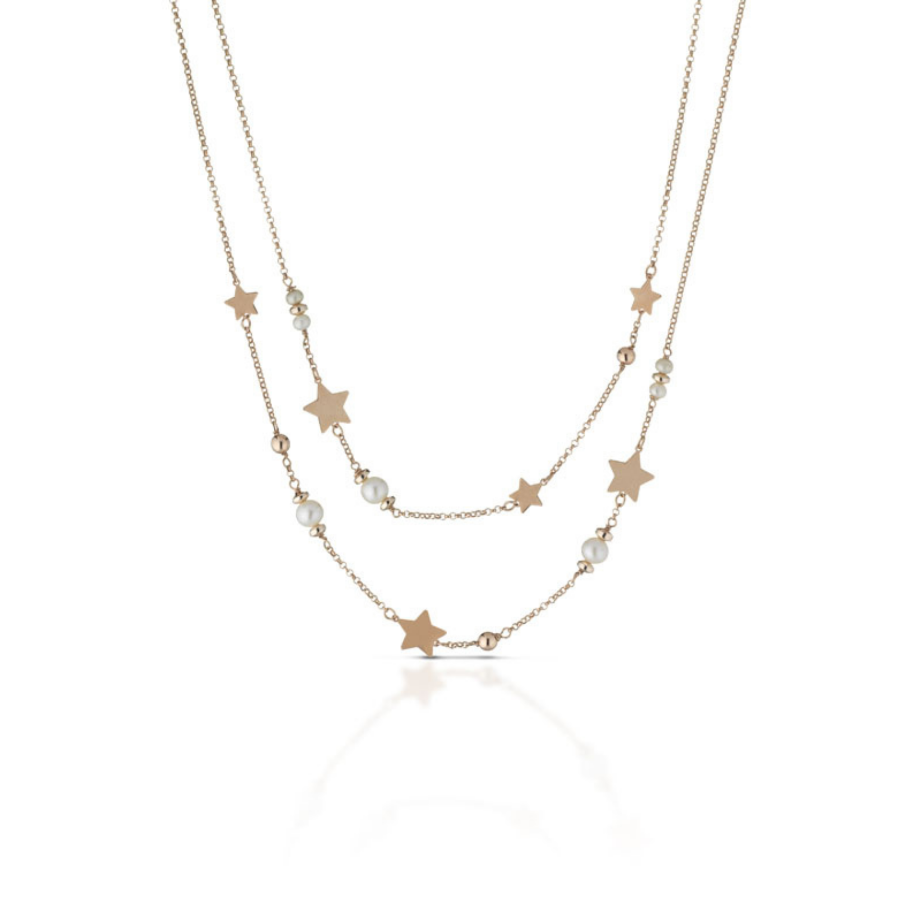 Etoile | Collana in argento e perle