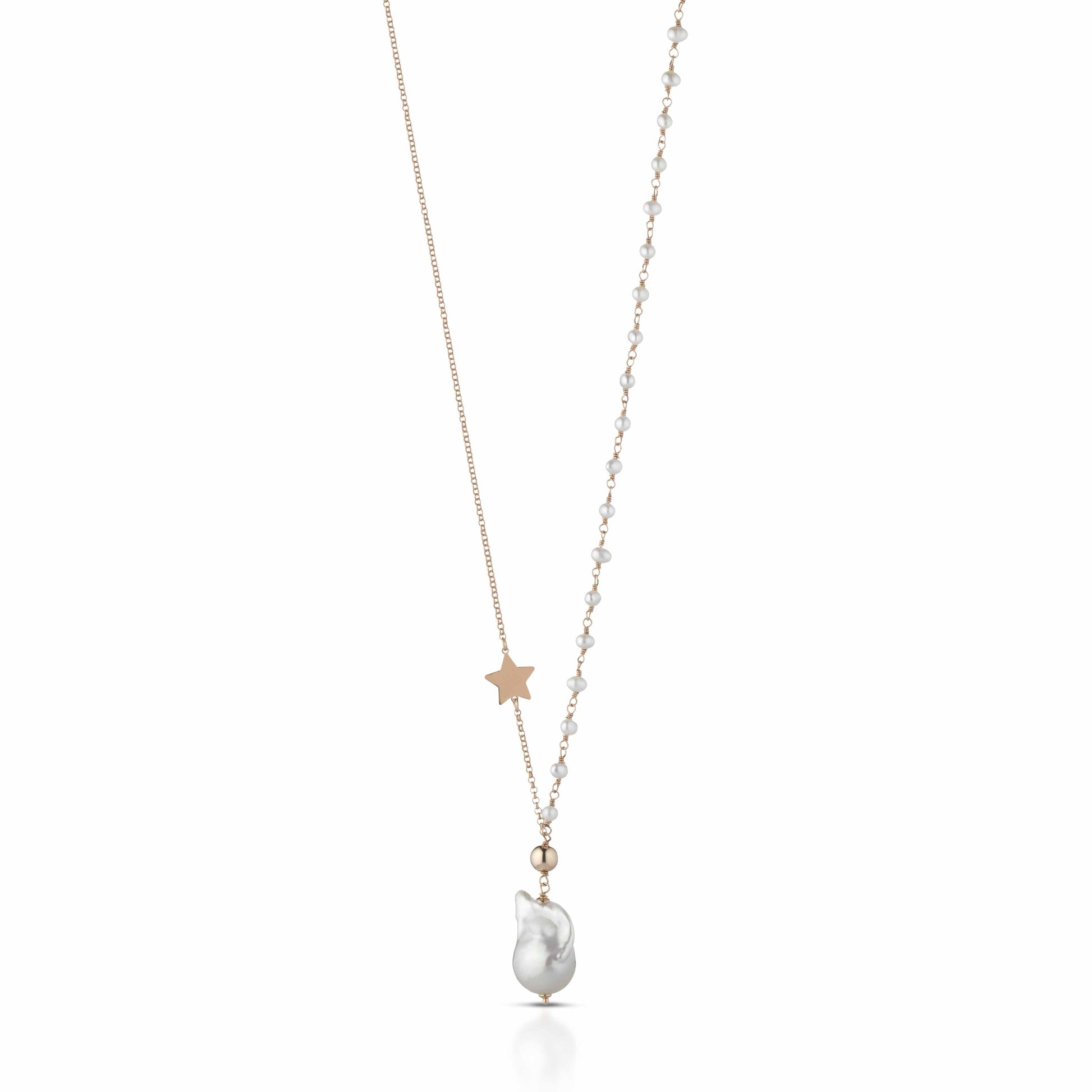 Etoile | Collana in argento e perle