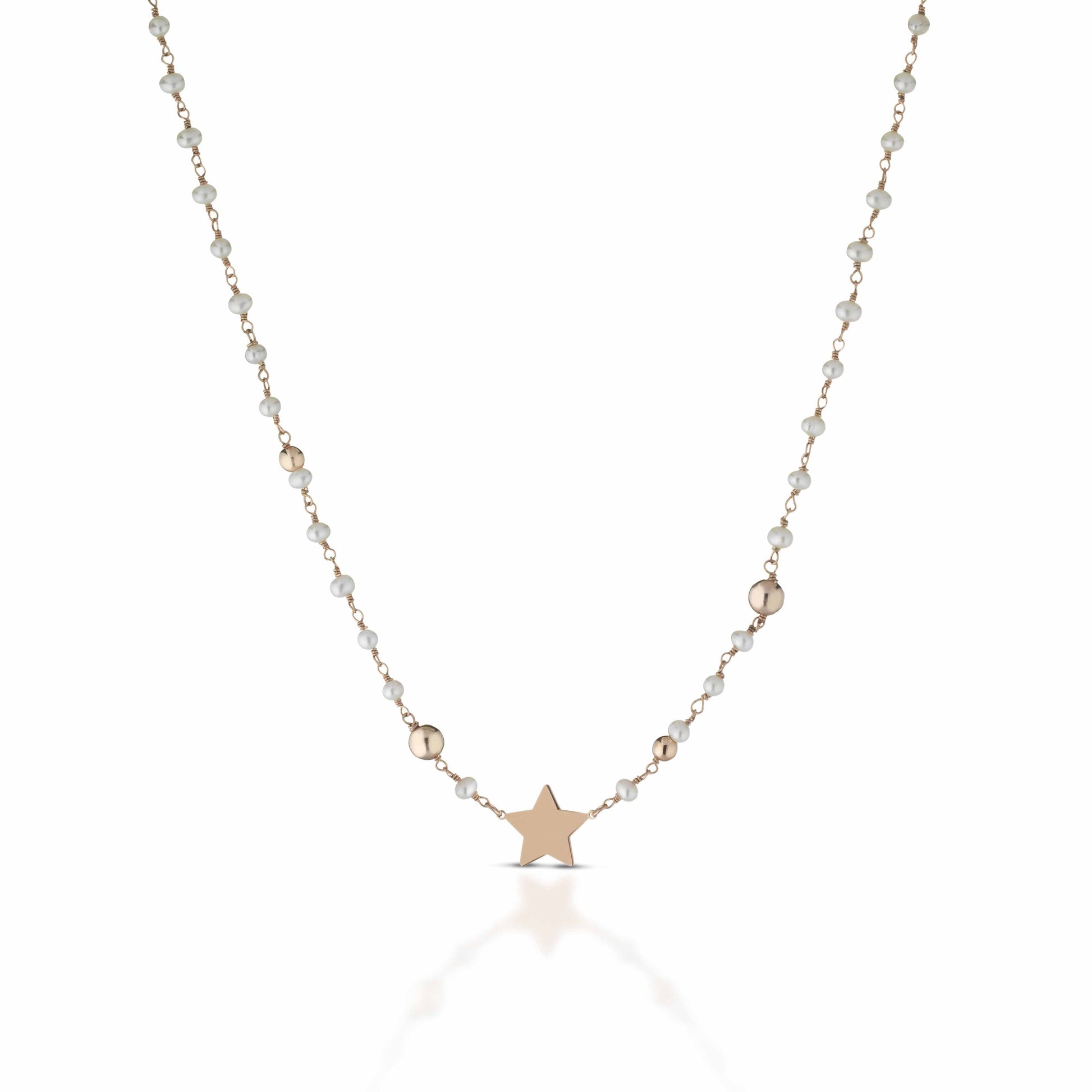 Etoile | Collana in argento e perle