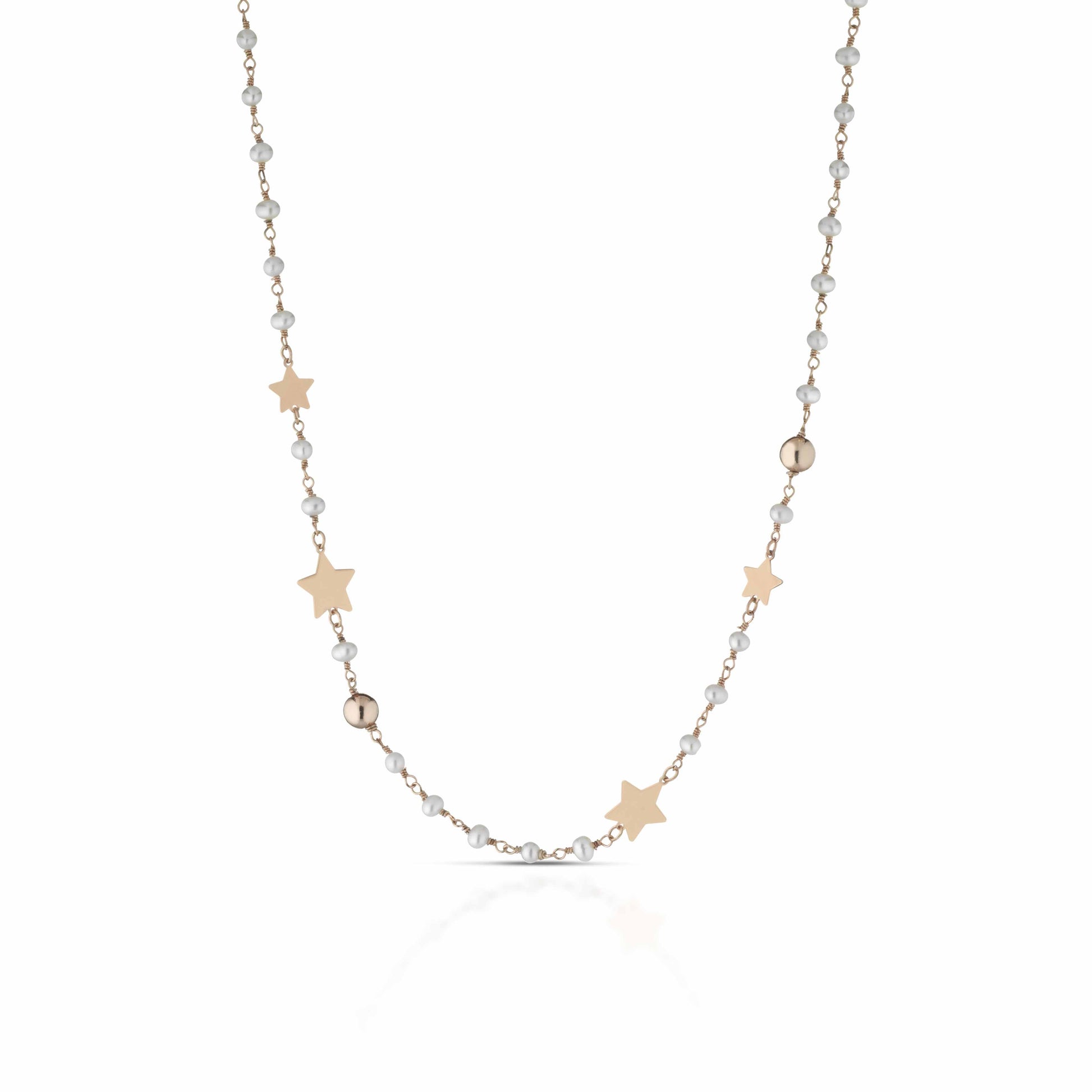 Etoile | Collana in argento e perle