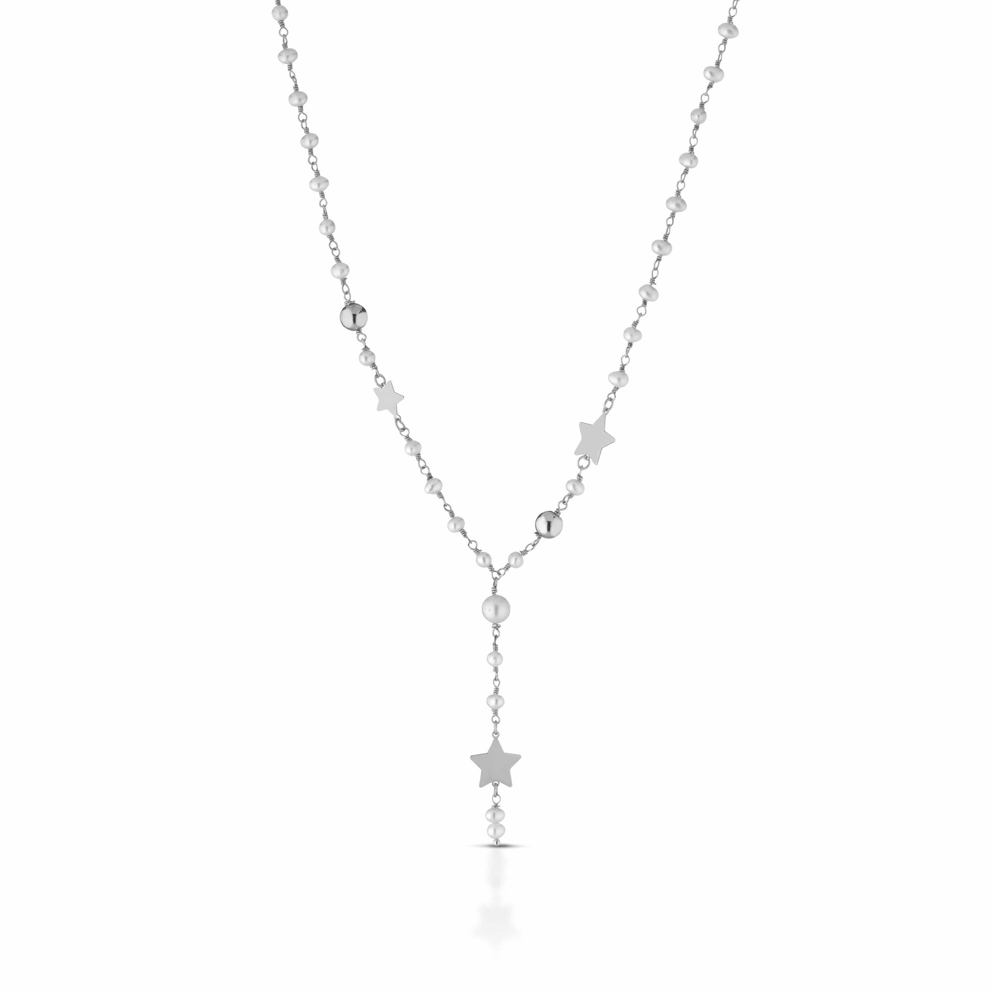 Etoile | Collana in argento e perle