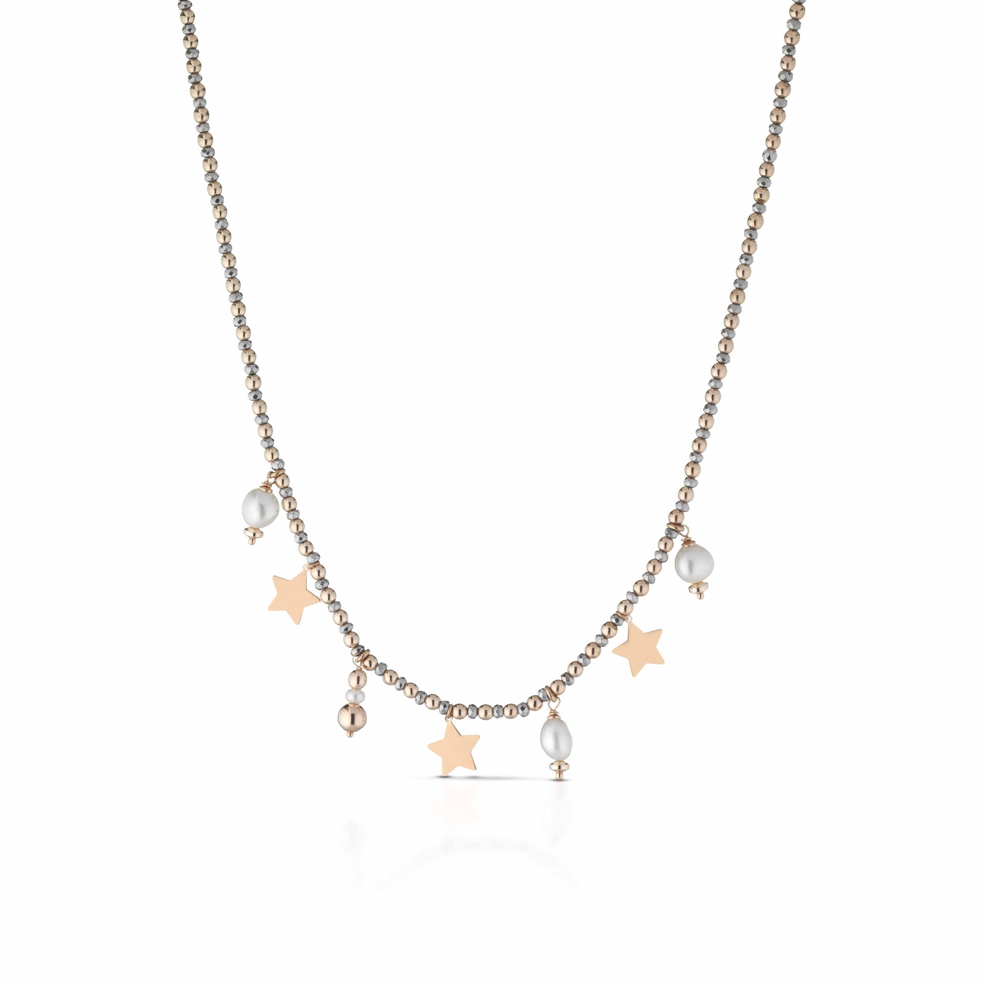 Etoile | Collana in argento e perle