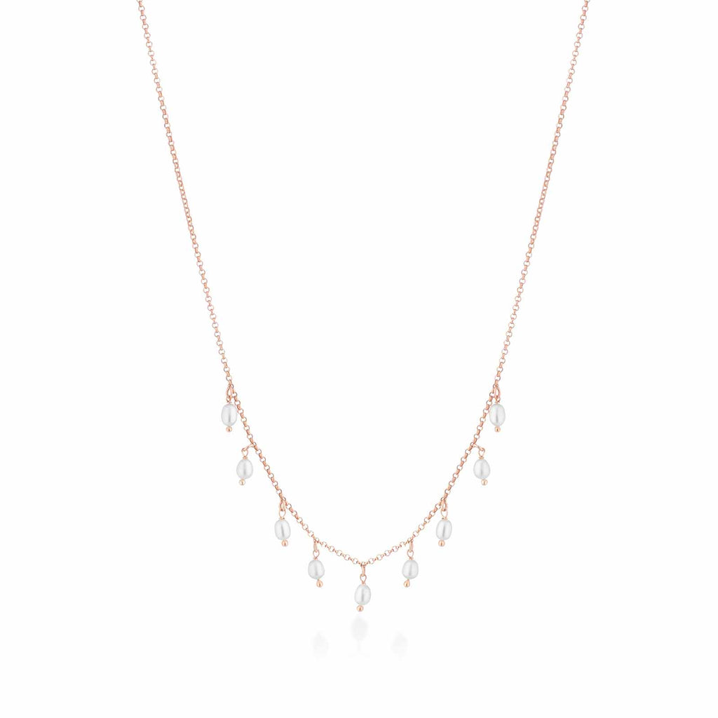 Young | Silver and Pearl Necklace