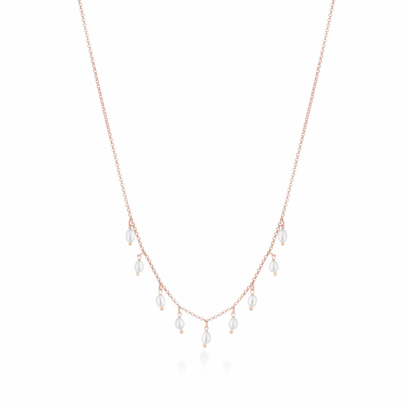 Young | Silver and Pearl Necklace