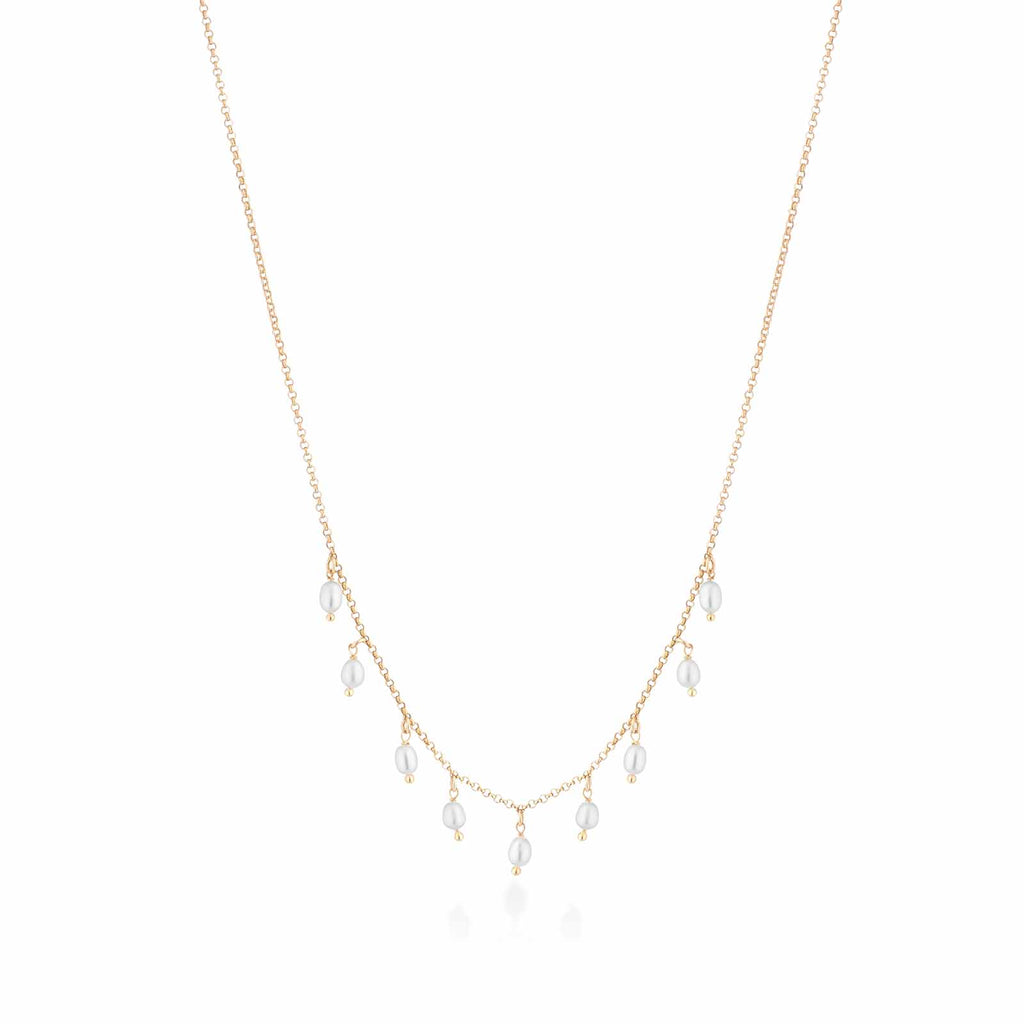 Young | Silver and Pearl Necklace