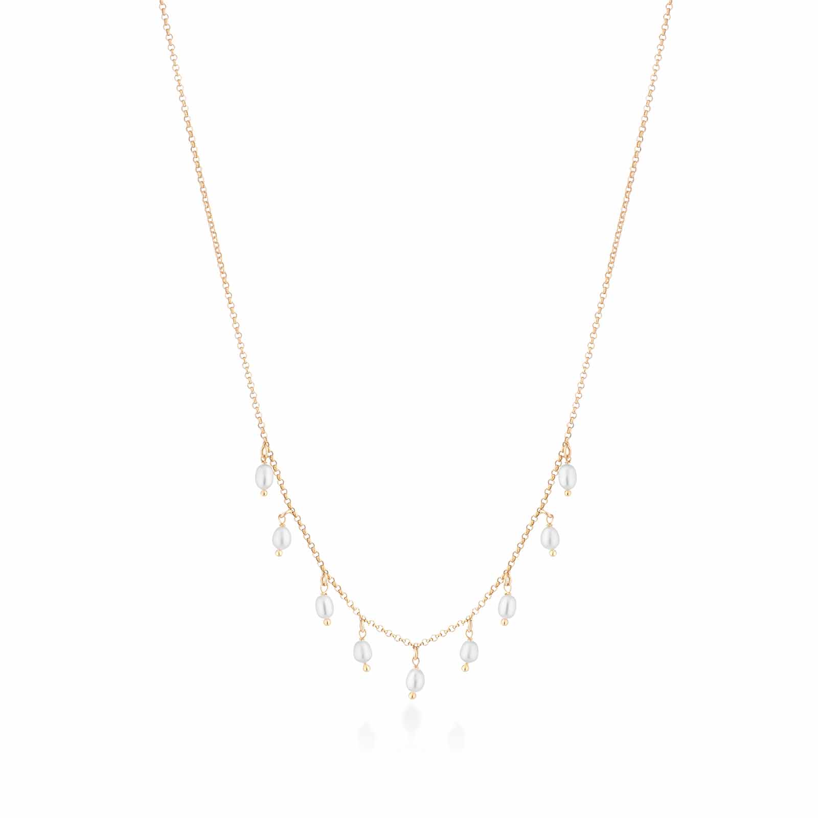 Young | Silver and Pearl Necklace