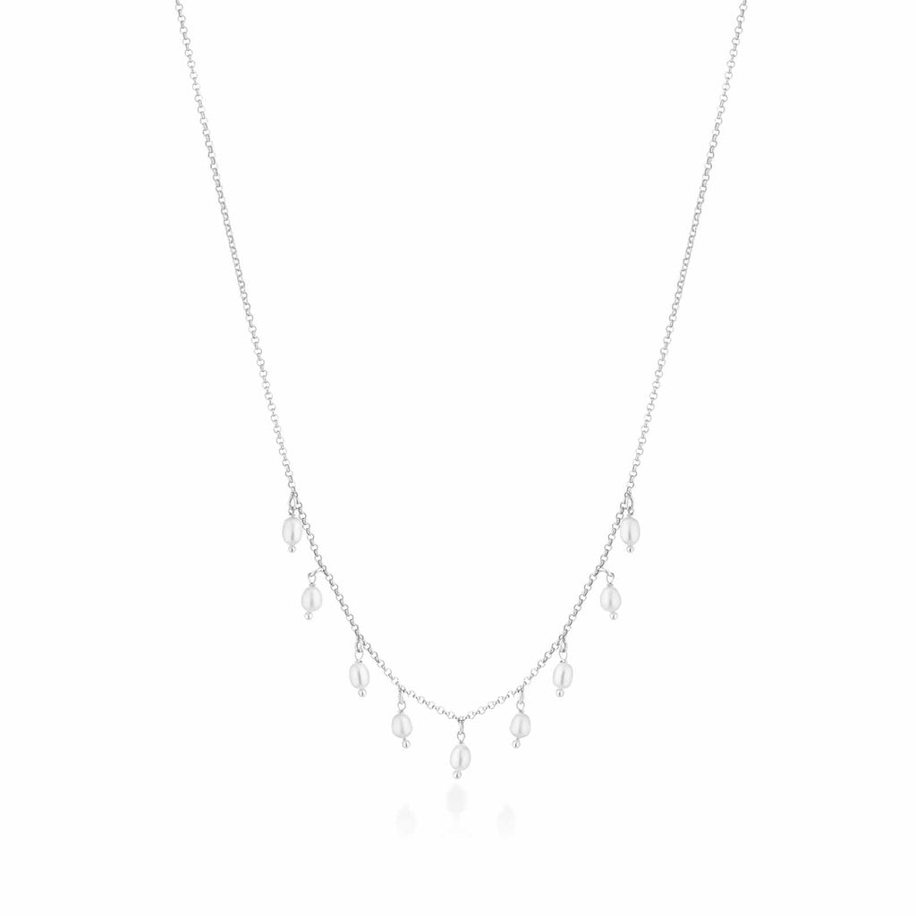 Young | Silver and Pearl Necklace