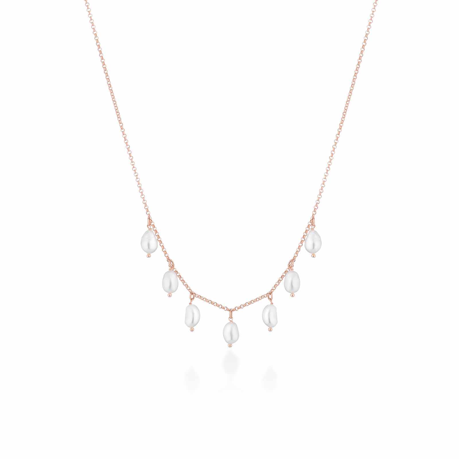 Young | Silver and Pearl Necklace