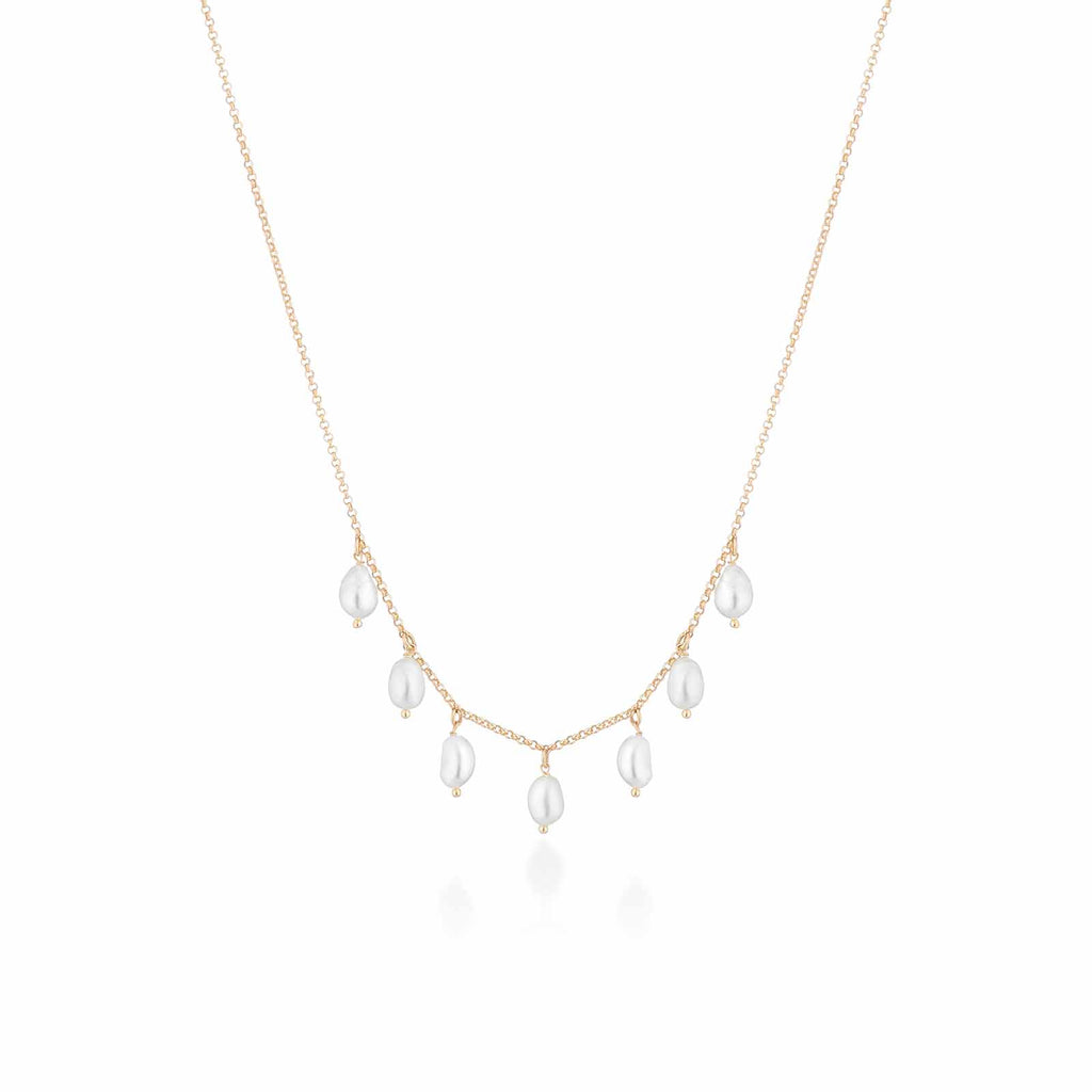 Young | Silver and Pearl Necklace