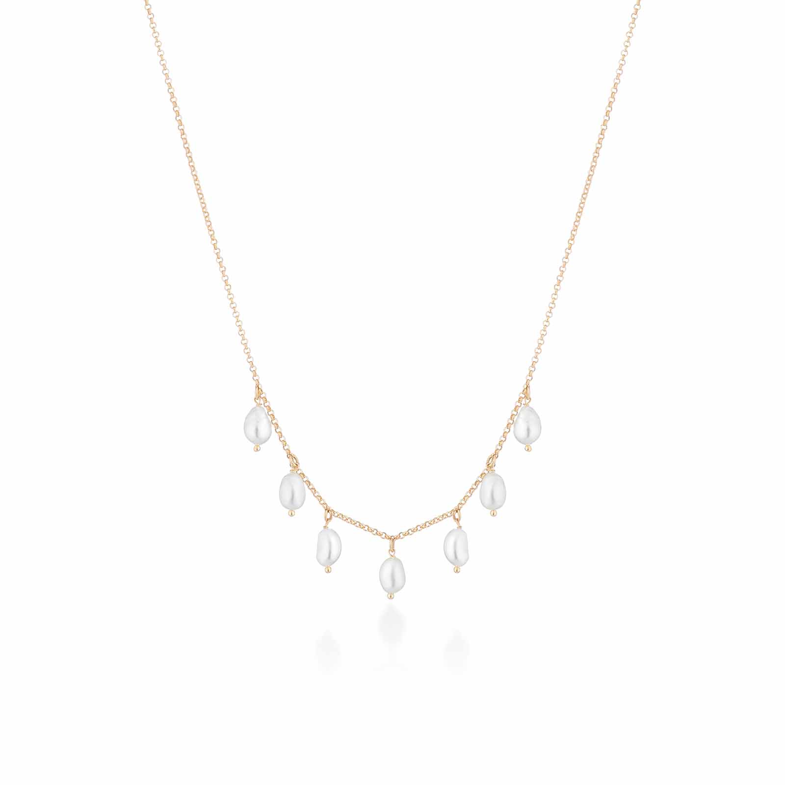 Young | Silver and Pearl Necklace