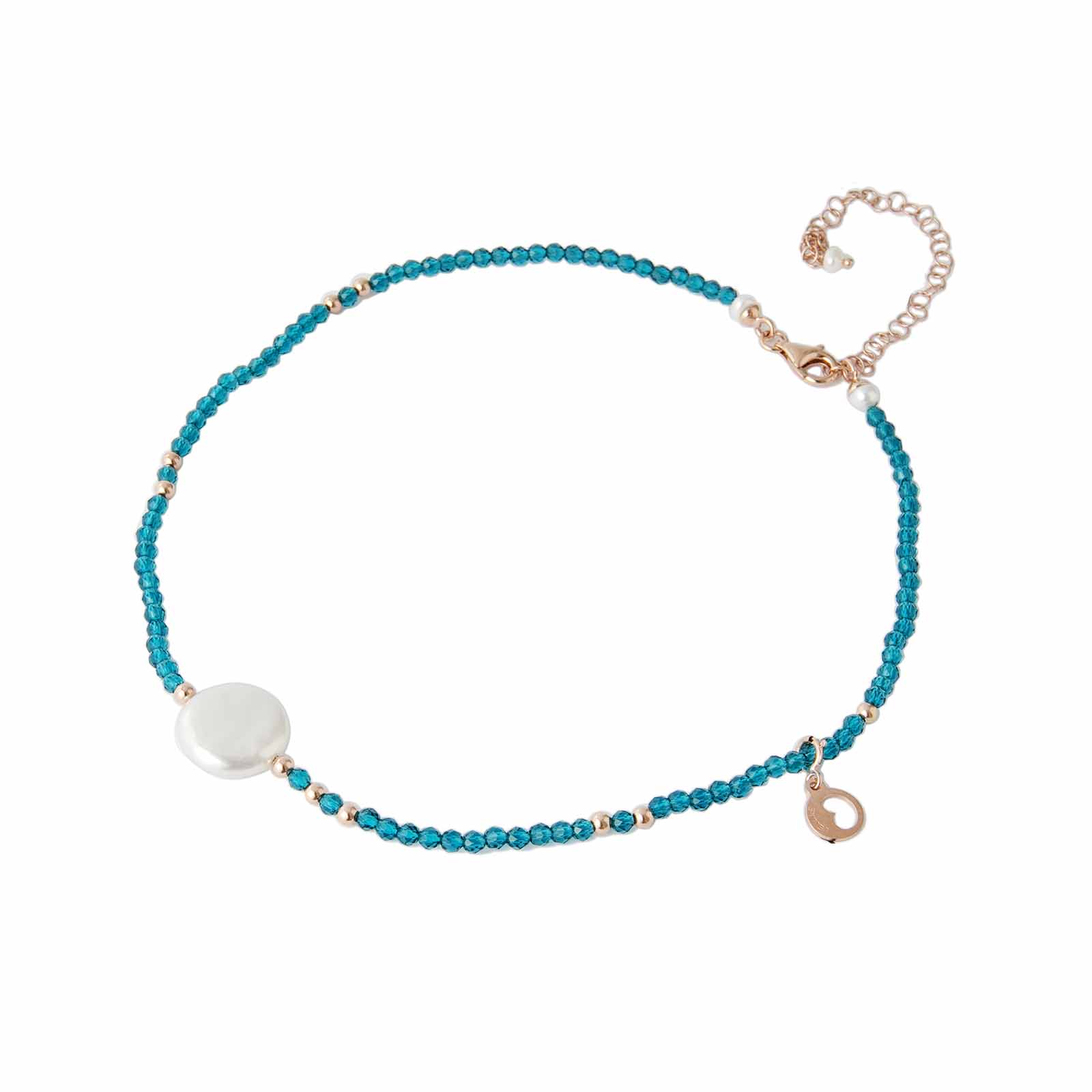 Young Summer | Collana con perle, argento e pietre naturali