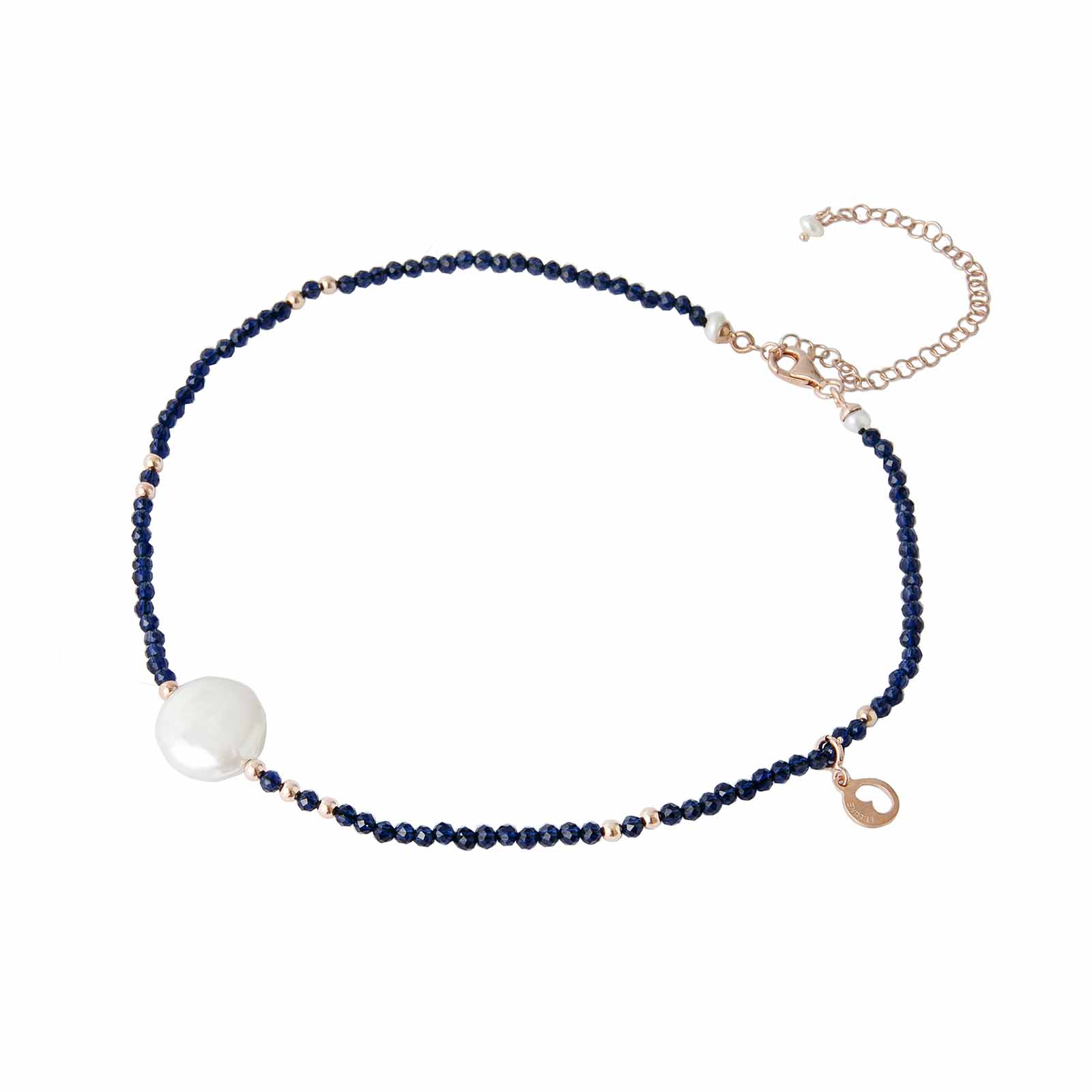 Young Summer | Collana con perle, argento e pietre naturali