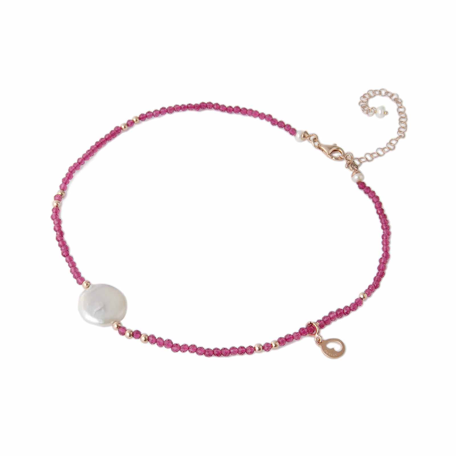 Young Summer | Collana con perle, argento e pietre naturali