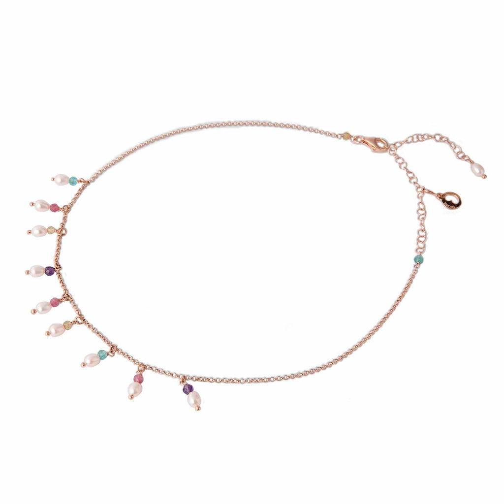 Young Summer | Silver and Pearl Necklace