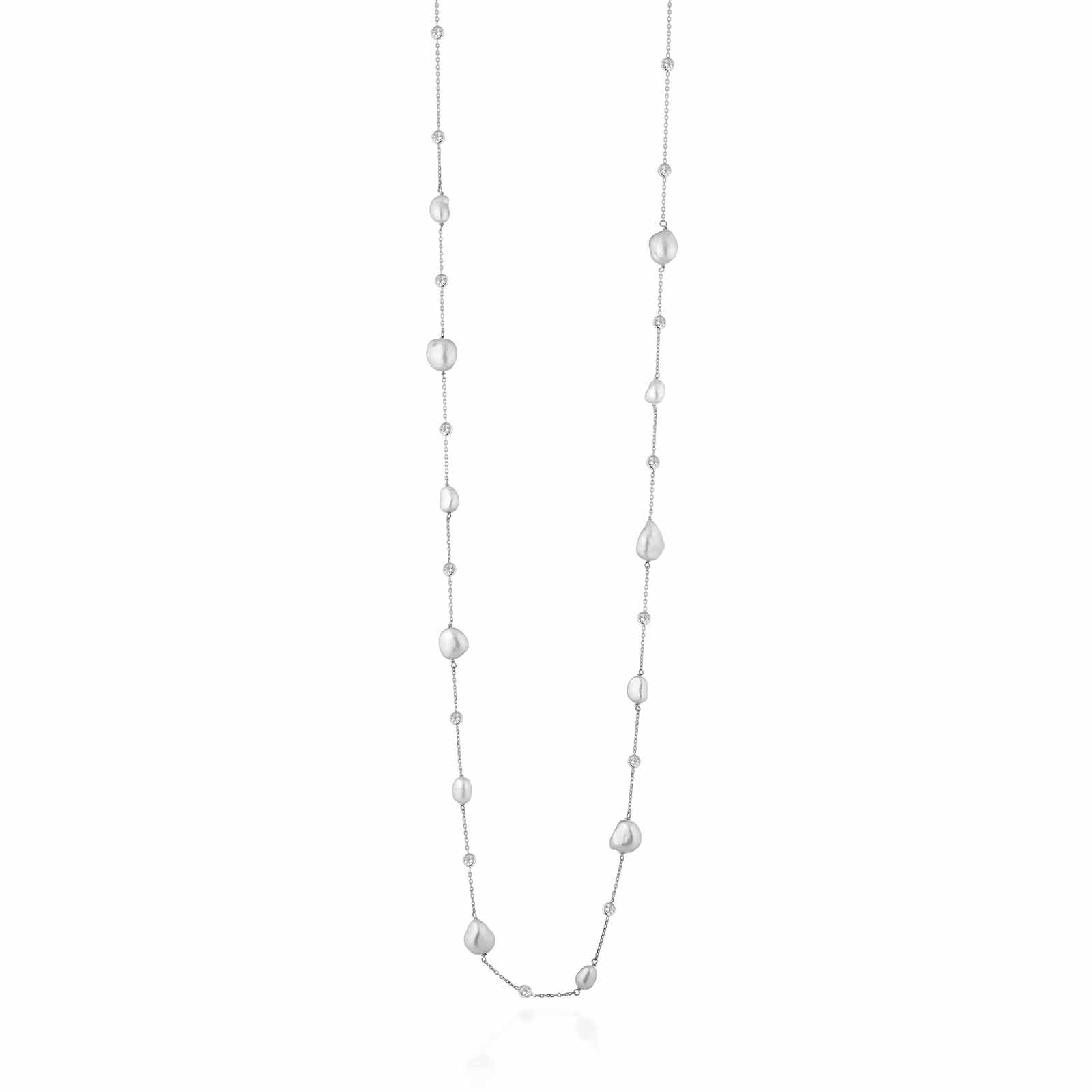 Cristelle | Silver and Pearl Necklace