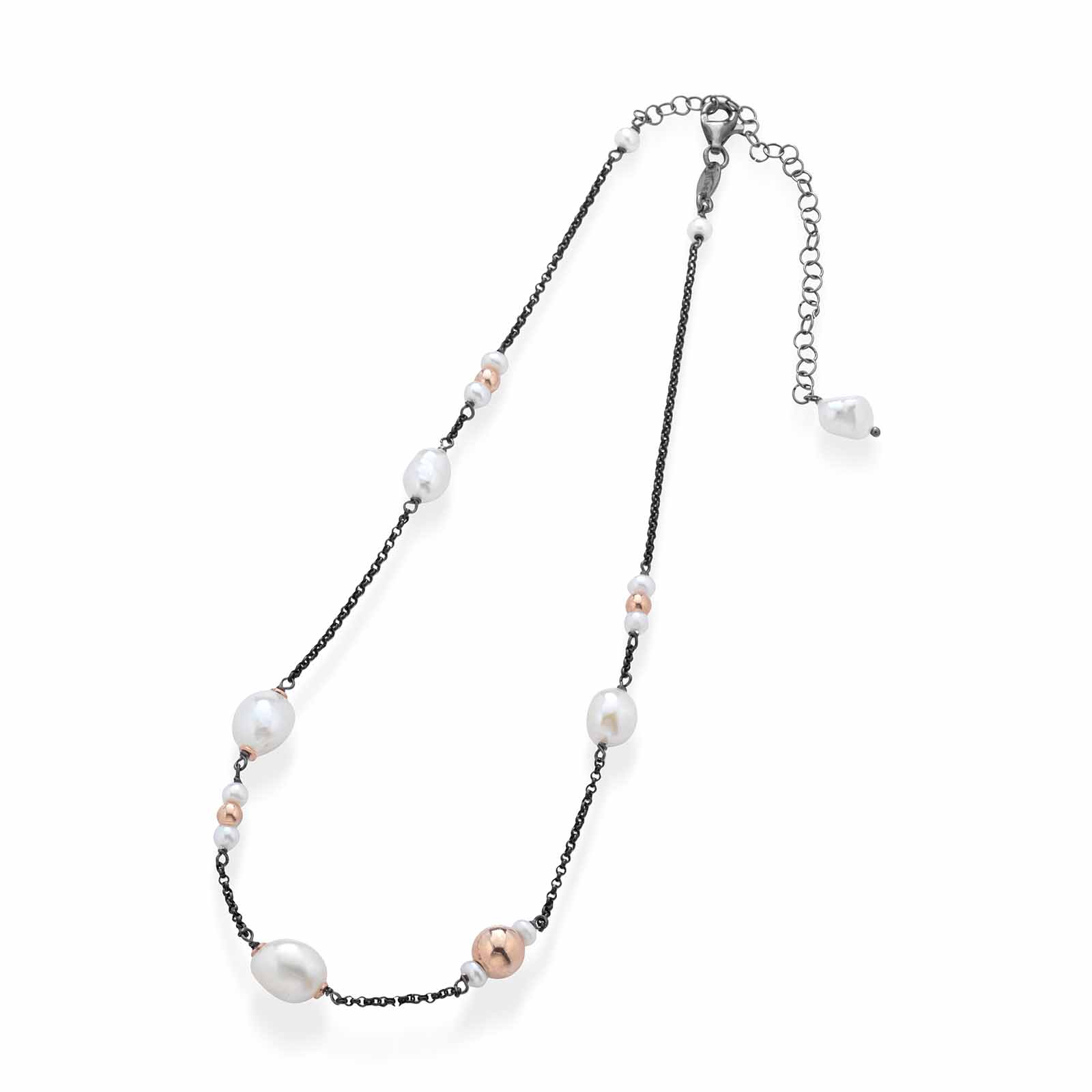 Cristelle | Collana in argento con perle