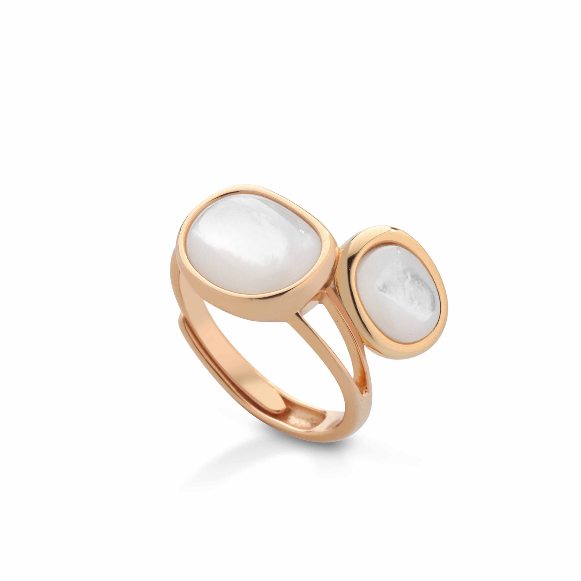 Sidney | Anello in argento e madreperla