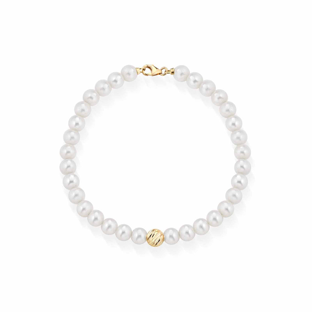 Starlight | Gold and Pearl Bracelet