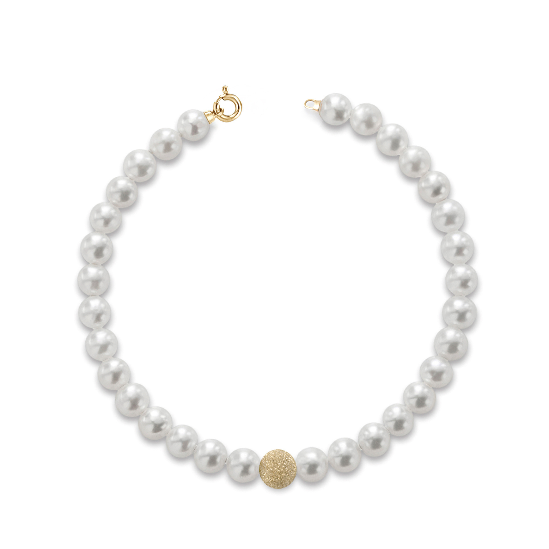 Lune Young | Bracciale in oro e perle