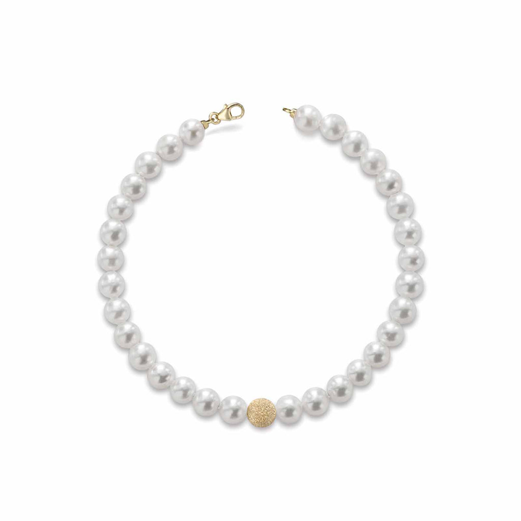 Lune Young | Bracciale in oro e perle