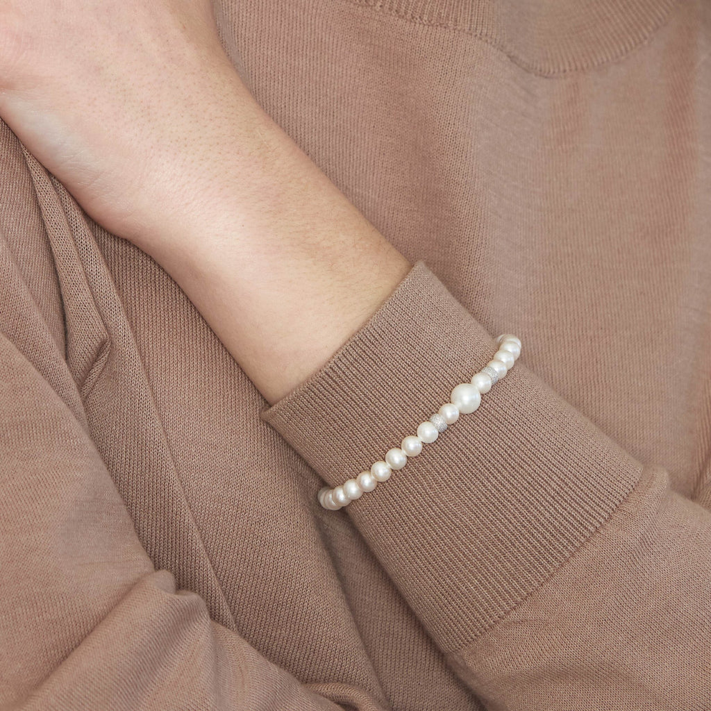 Bracciale di perle con oro | Principessa