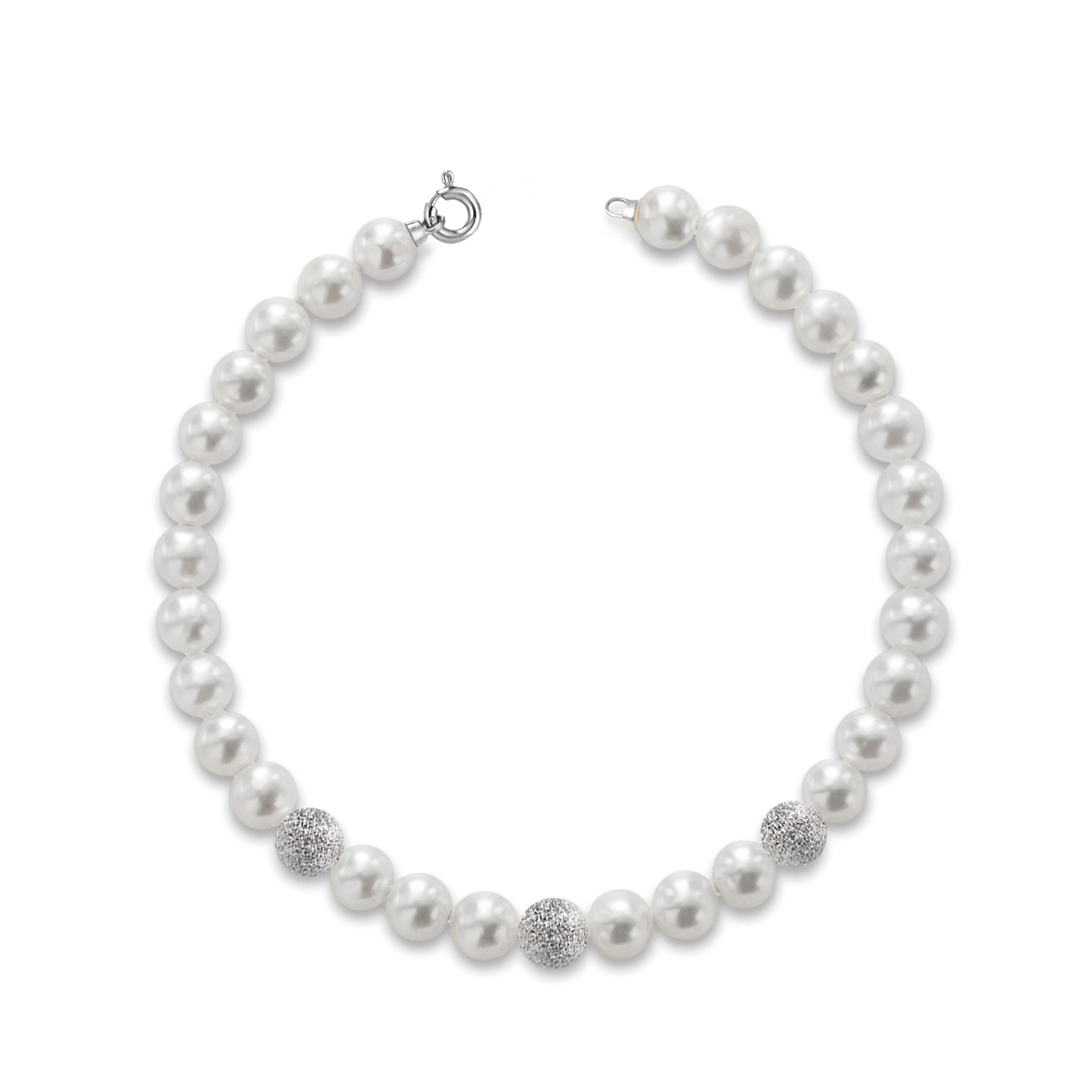 Lune Young | Bracciale in oro e perle
