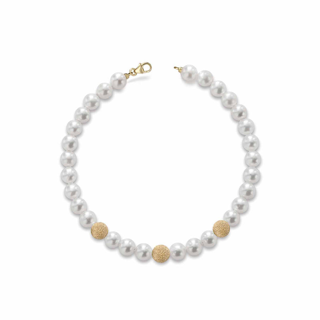 Lune Young | Gold and Pearl Bracelet