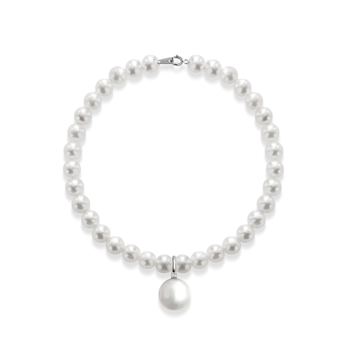 Tulipano | Bracciale con perle e diamante in oro