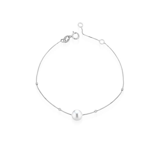 Aurum | Bracciale in oro con perle