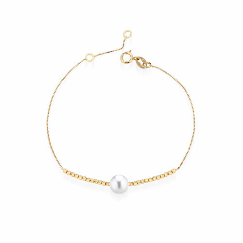 Aurum | Bracciale in oro e perla