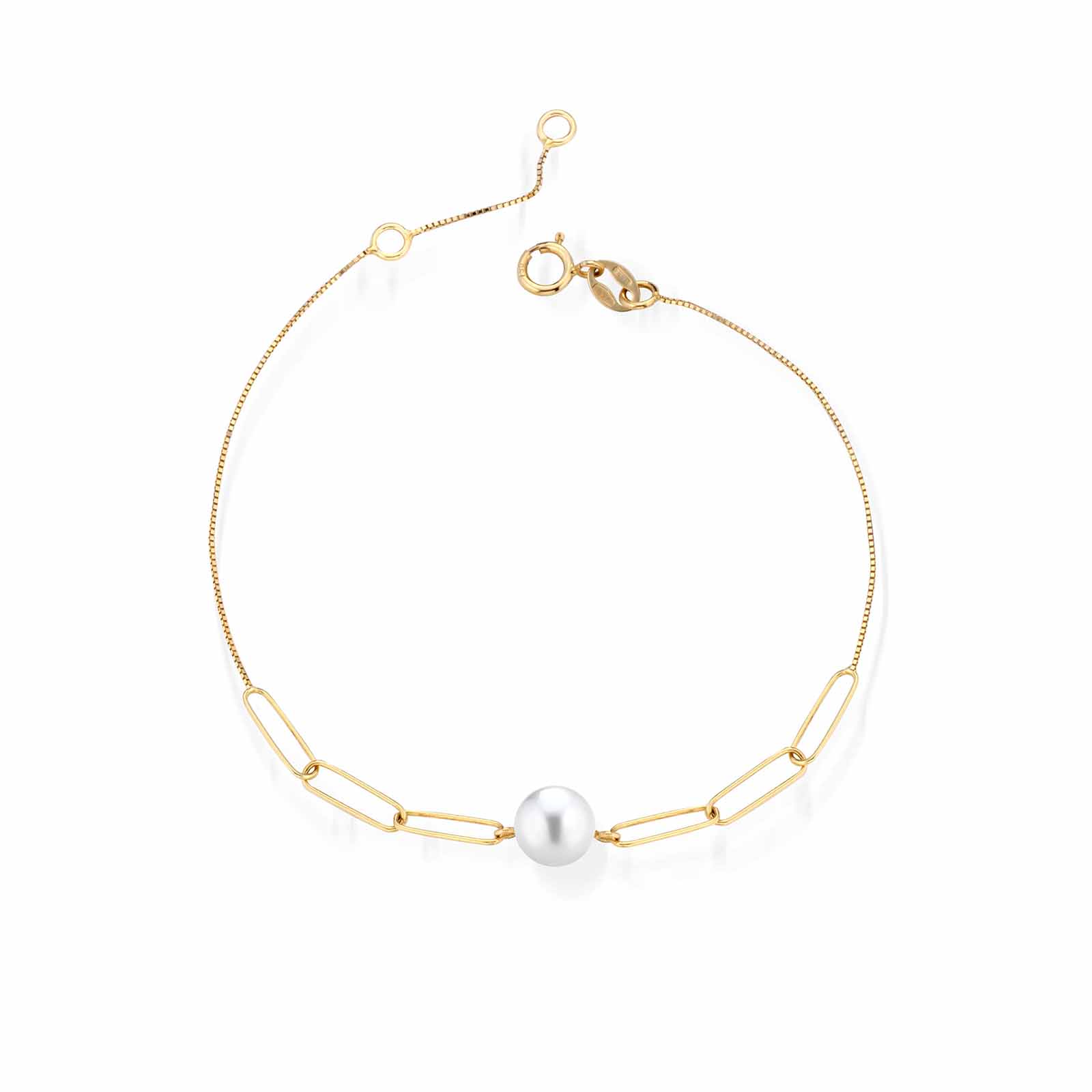 Aurum | Bracciale in oro e perla