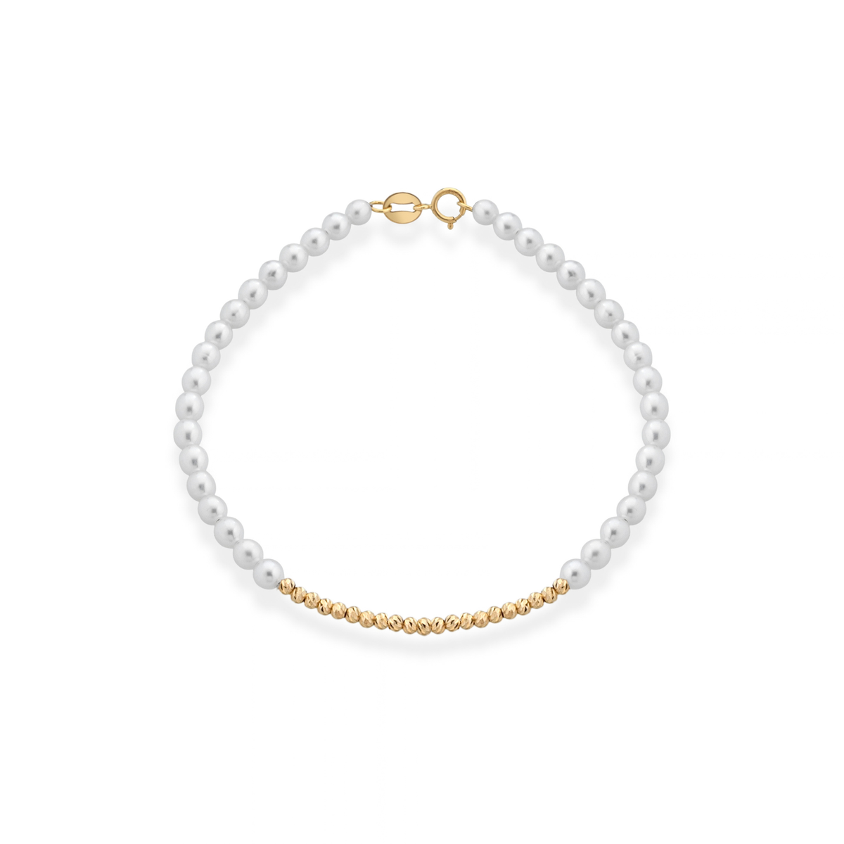 Aurora | Bracciale in perle e oro