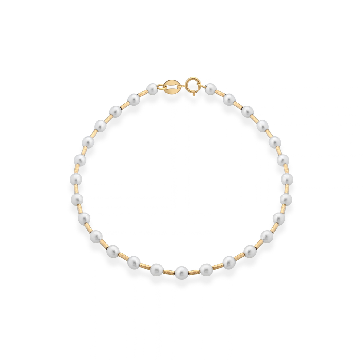Aurora | Bracciale con perle e oro