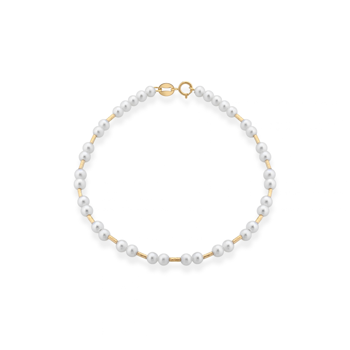 Aurora | Bracciale con perle e oro