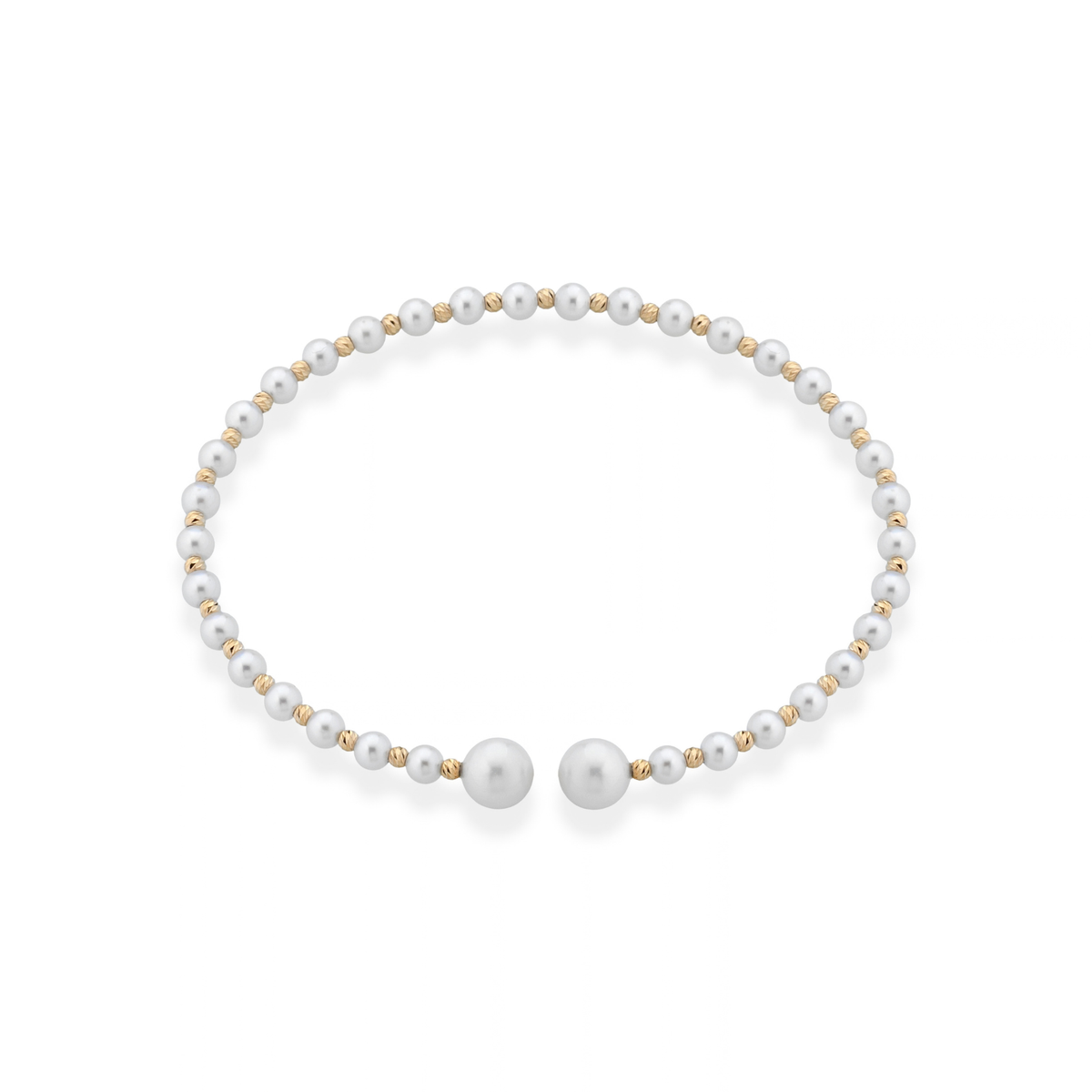 Aurora | Bracciale con perle e oro