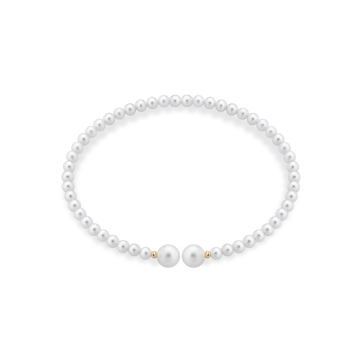 Aurora | Bracciale con perle e oro